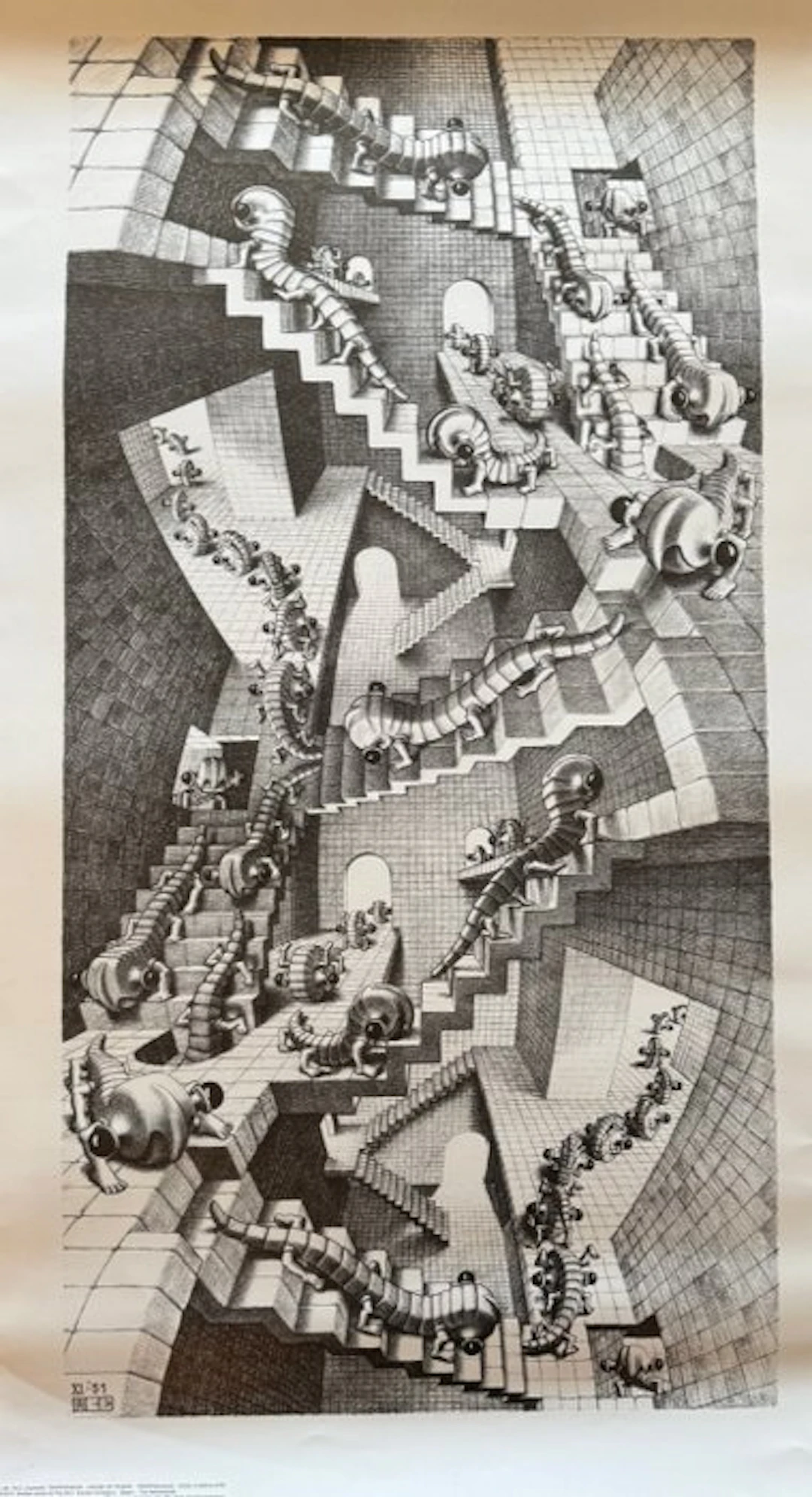 M.C. Escher - baarn Holland - TRAPPENHUIS - HOUSE OF STAIRS - 2000s