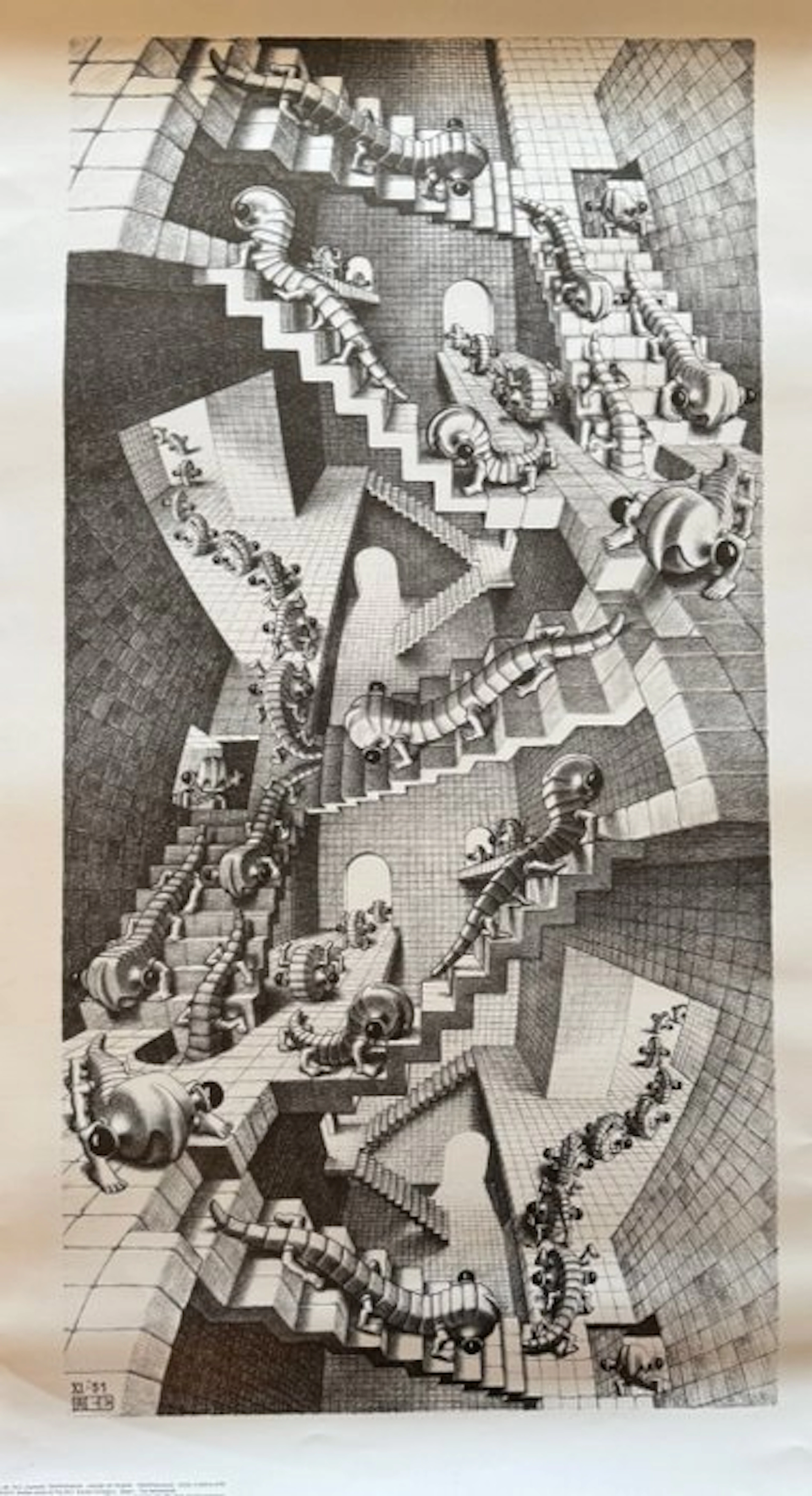 M.C. Escher - baarn Holland - TRAPPENHUIS - HOUSE OF STAIRS - 2000s