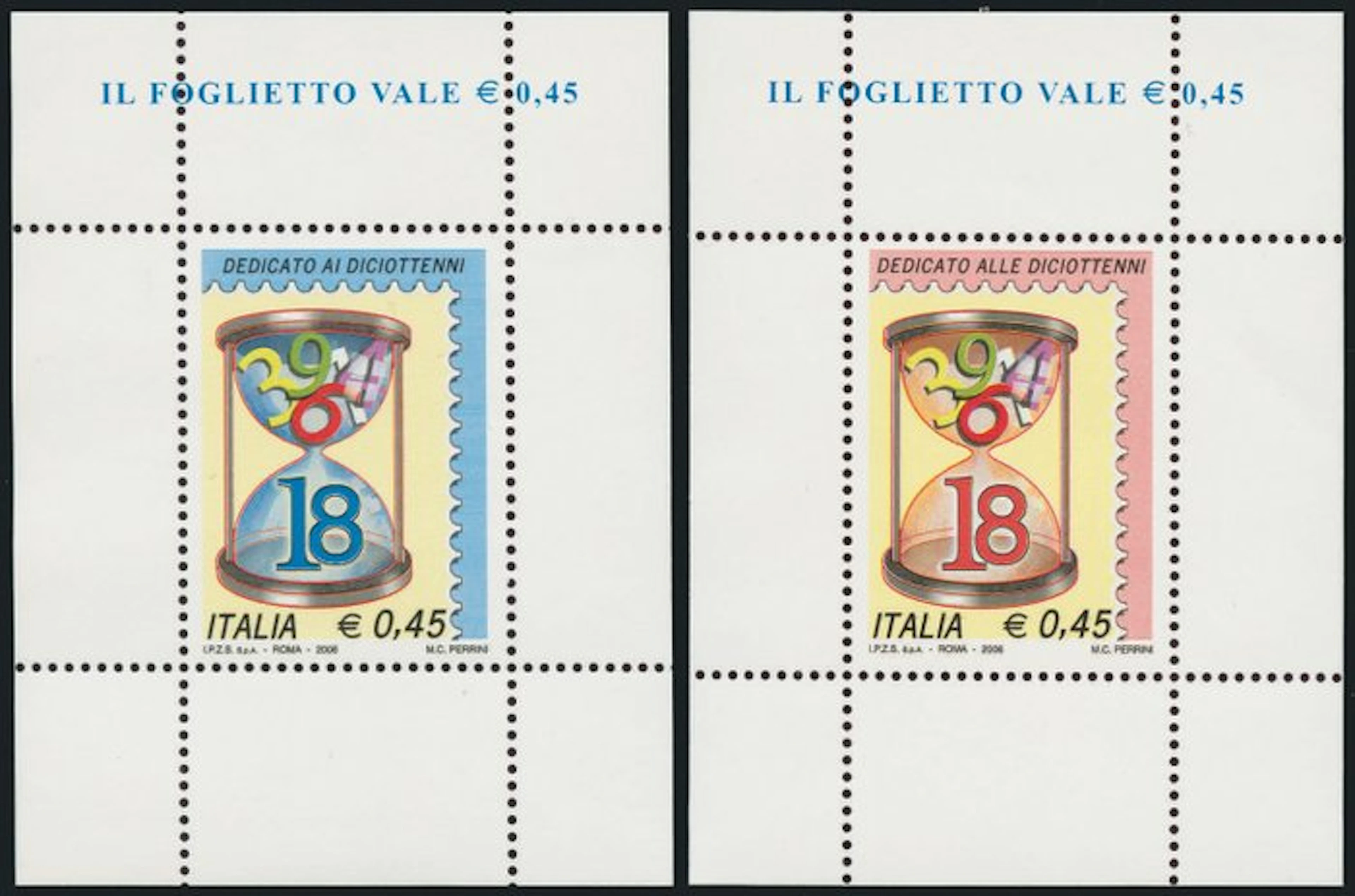 Italian Republic 2006 - 18-year-old sheets
