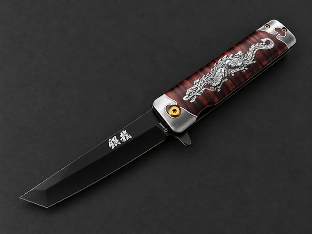 Albainox Albainox Dragon Silver – Coltello pieghevole con...
