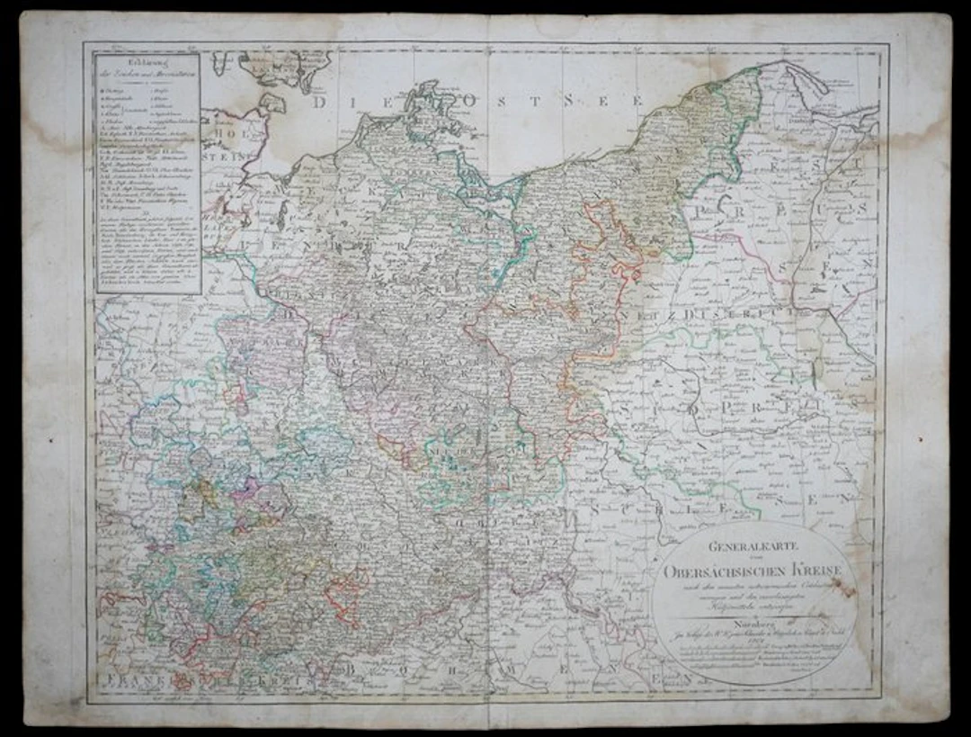 Germany - Poland; Schneider und Weigel - Generalkarte vom...