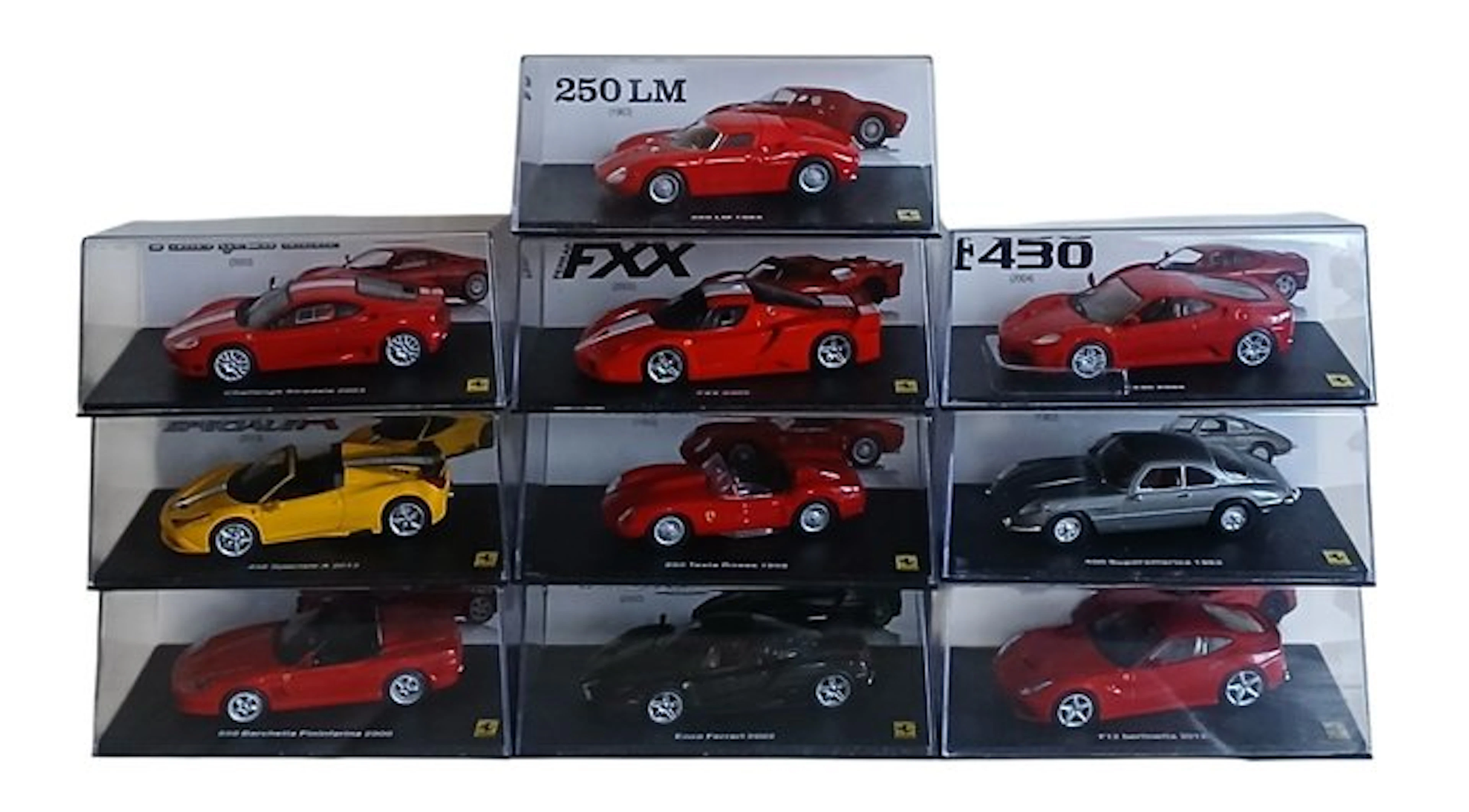 IXO 1:43 - Model car (10) - Lotto 10 modelli "Ferrari GT" - Ferrari GT