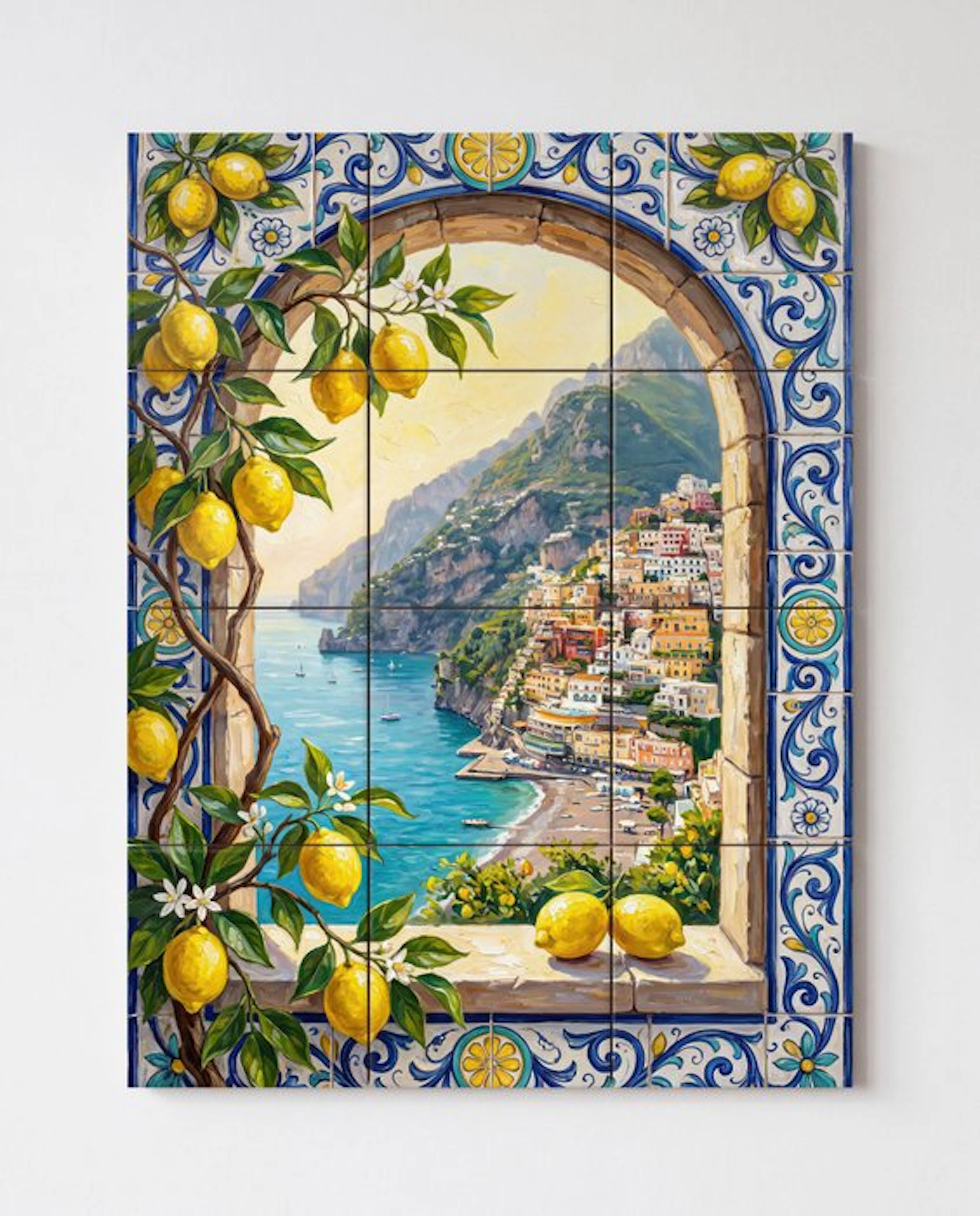 Kleury.art - [XL Ceramic Tiles Composition] "Vista over...