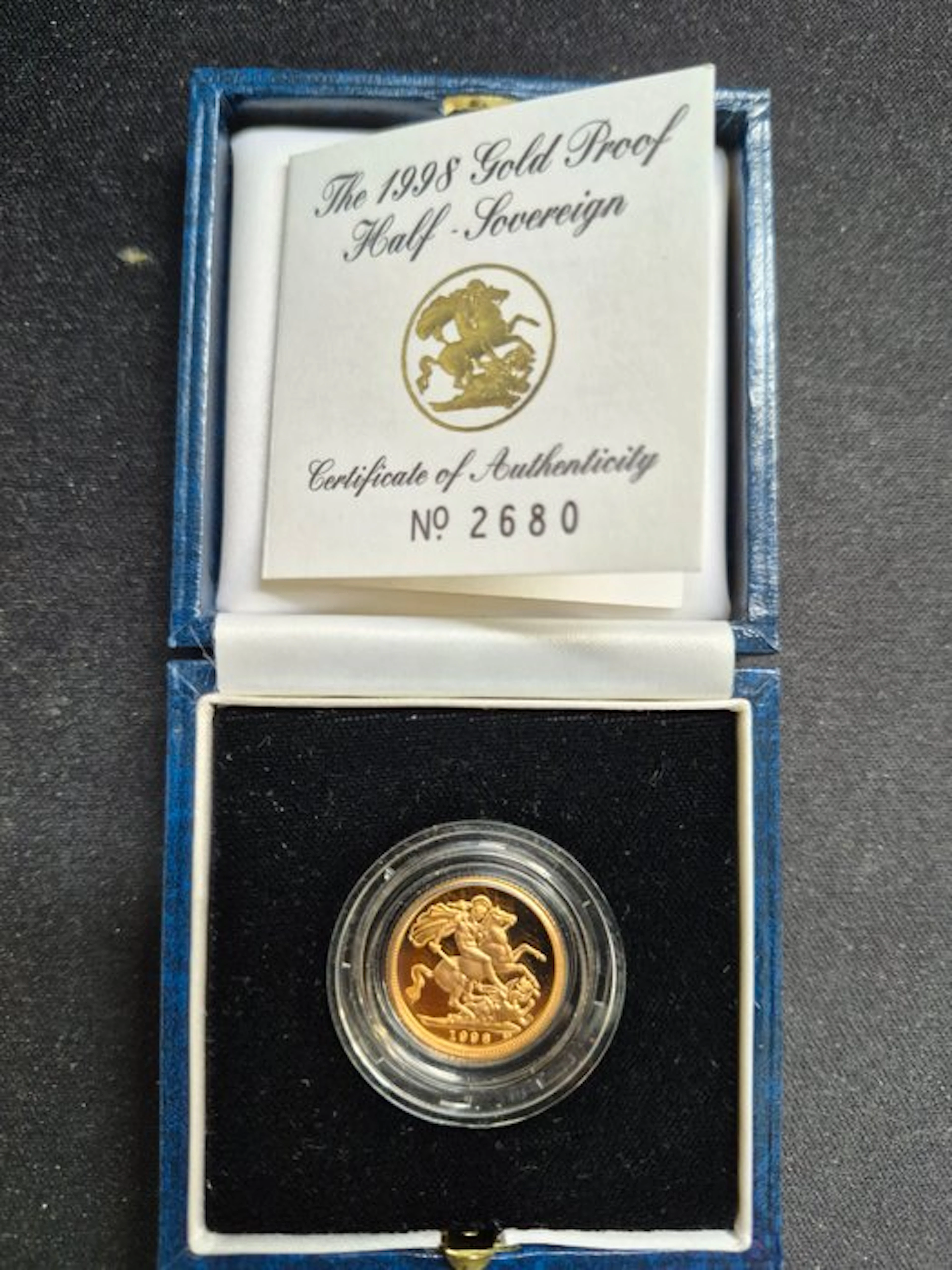 United Kingdom. Elizabeth II. Half Sovereign 1998