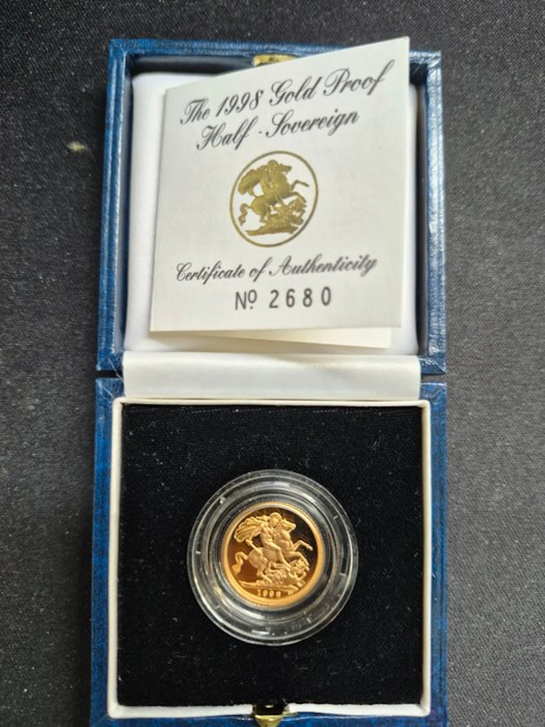 United Kingdom. Elizabeth II. Half Sovereign 1998