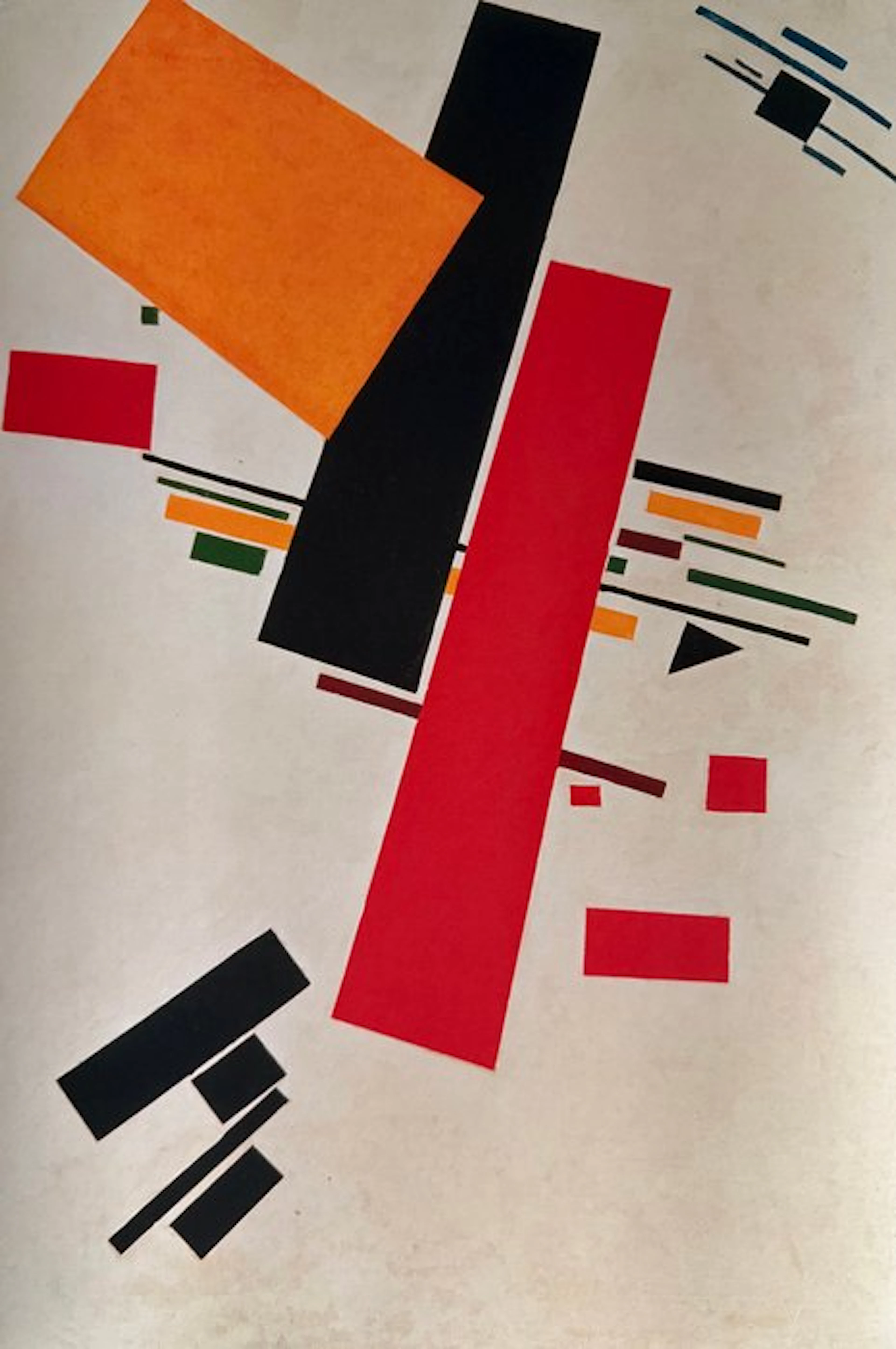 Kasimir Malewitsch - “Dynamisch suprematisme, 1916”.