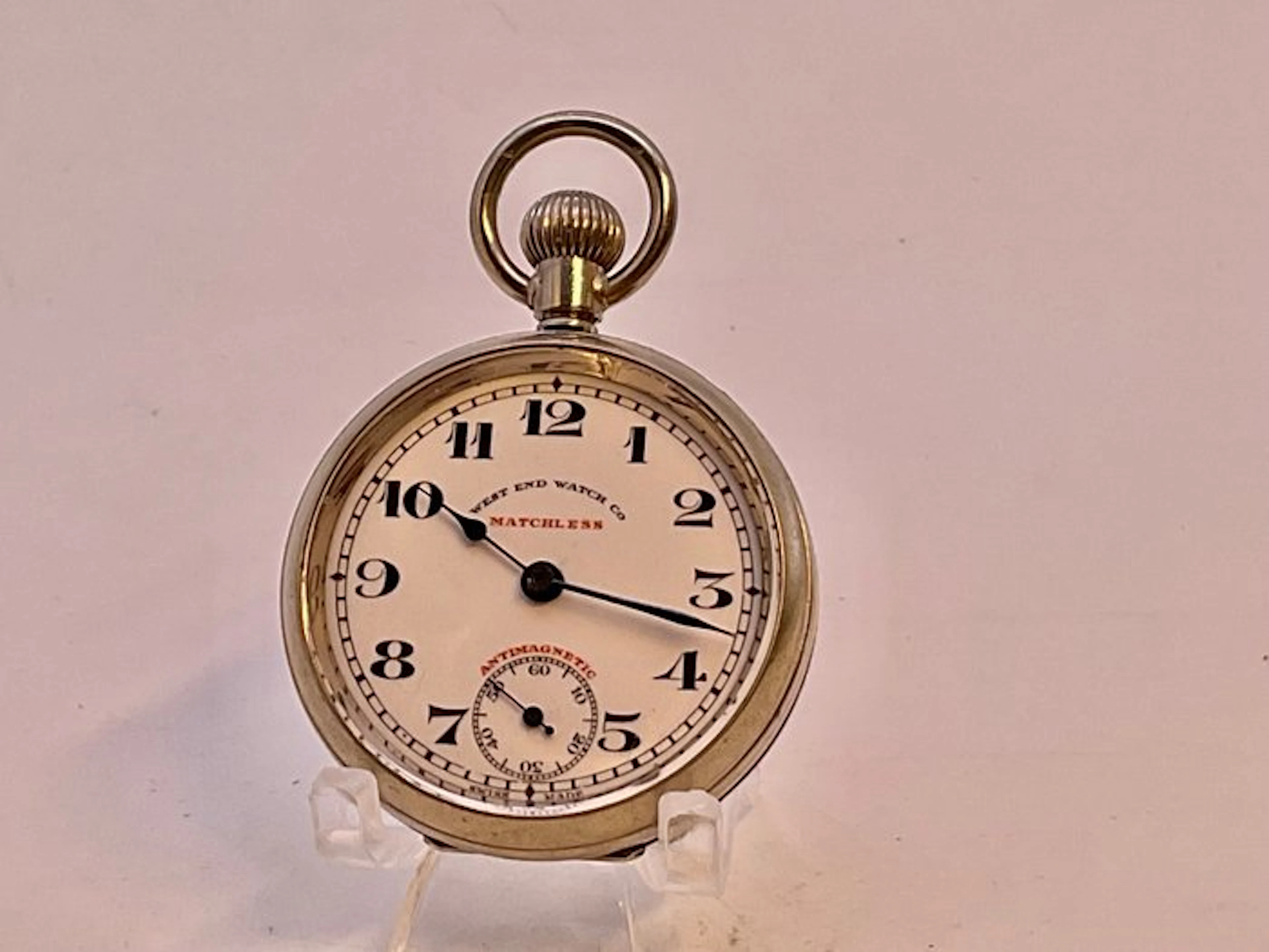 West End Watch Co . Revisionato . The matchless . 1940 . Nickel . - 1900-1949