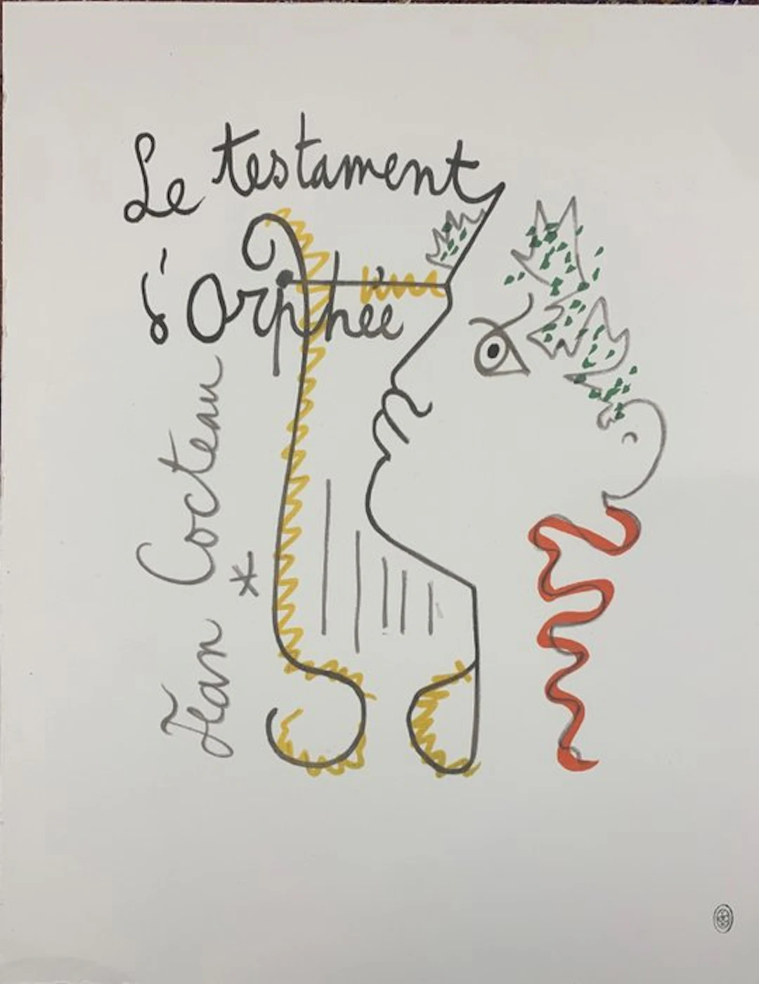 Jean Cocteau (1889-1963) - Le Testament dOrphée