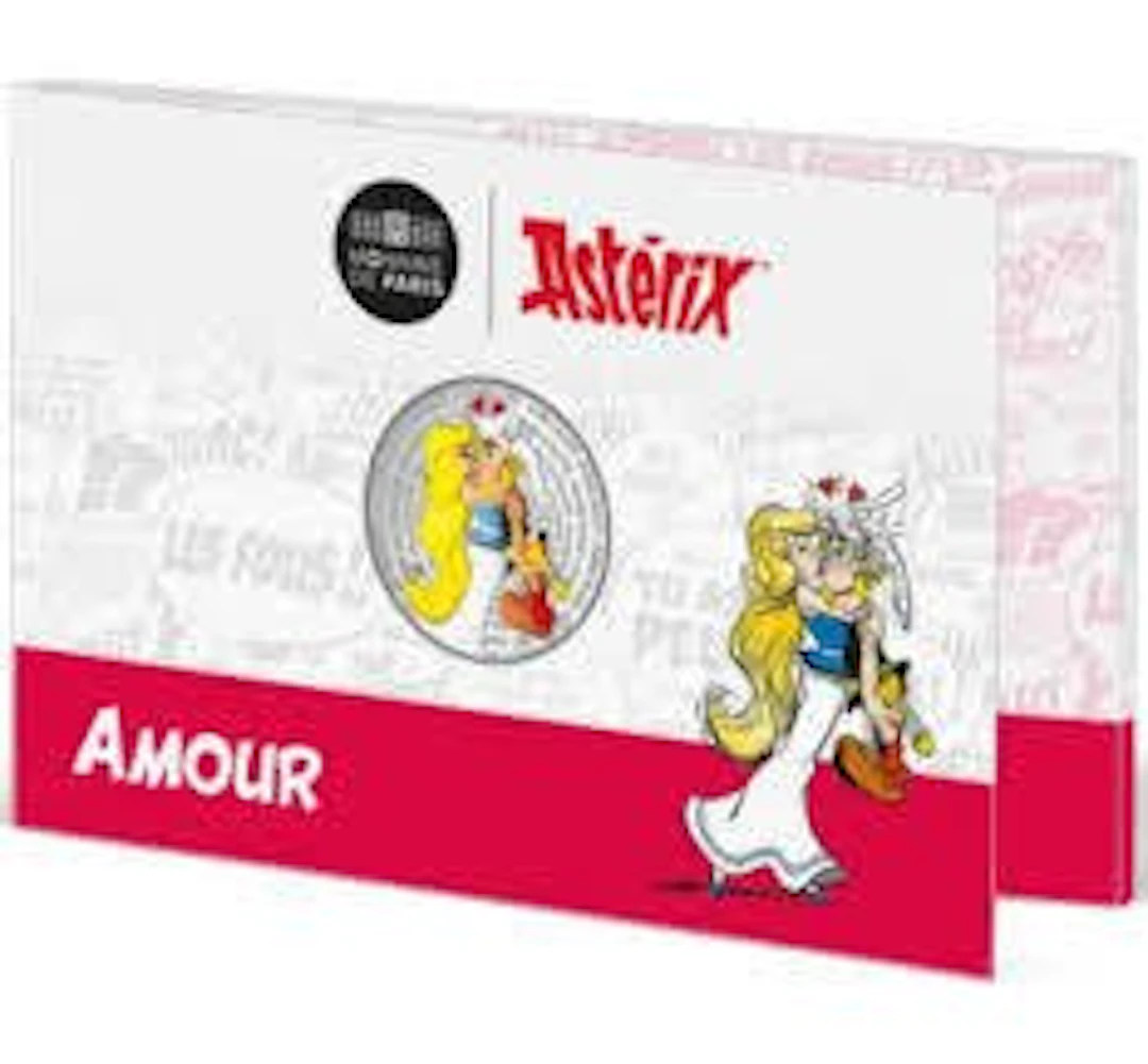 France. 50 Euro 2022 Asterix Amour - 41g im Folder