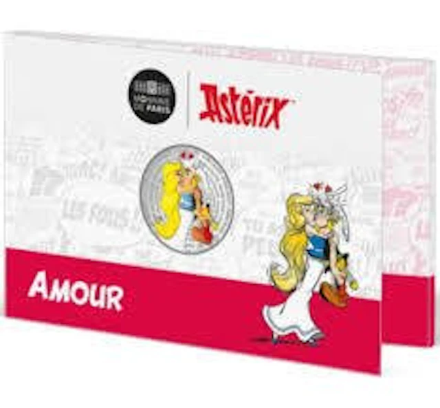 France. 50 Euro 2022 Asterix Amour - 41g im Folder