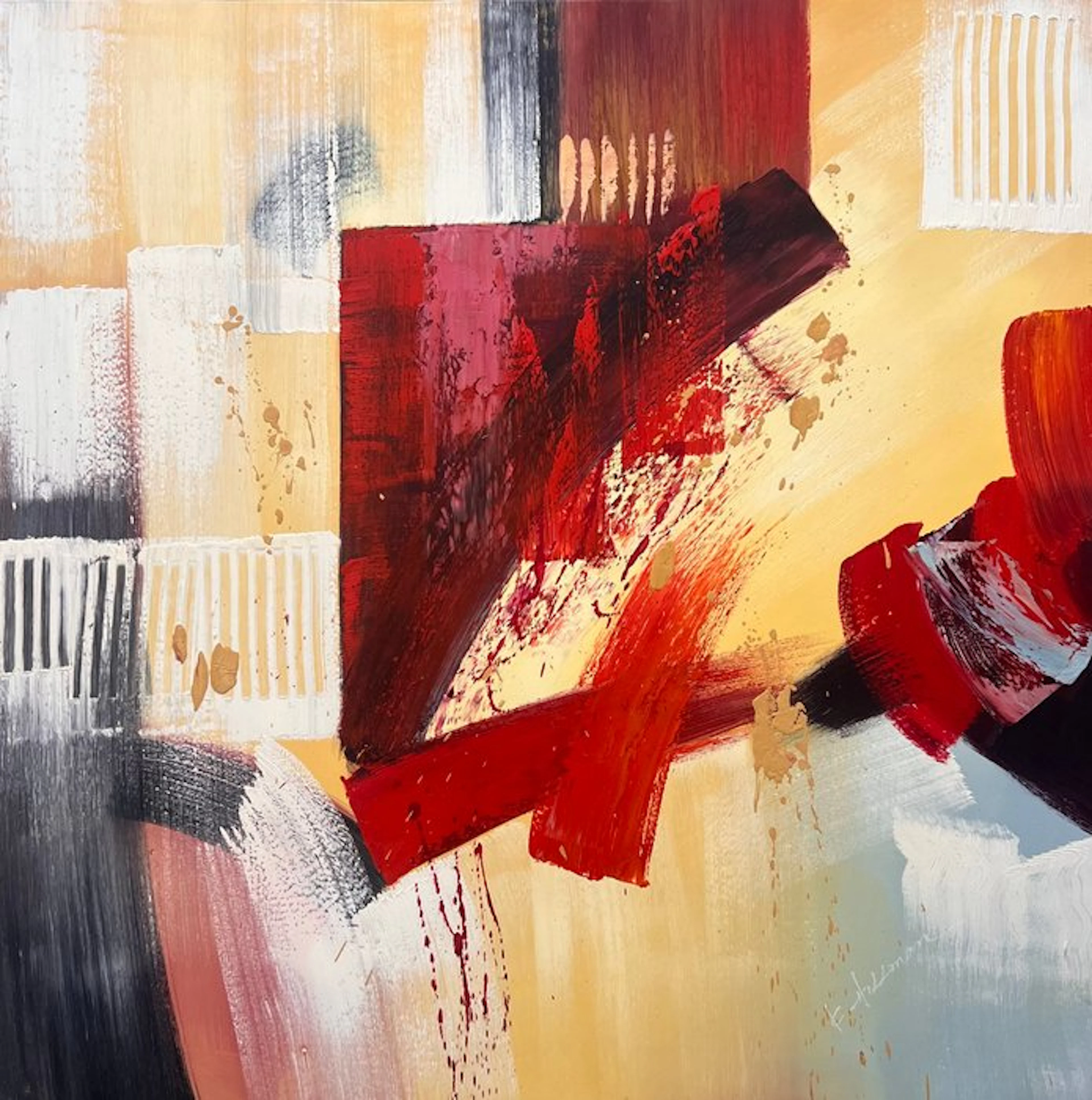 K. Hillman (XX) - Composition abstraite