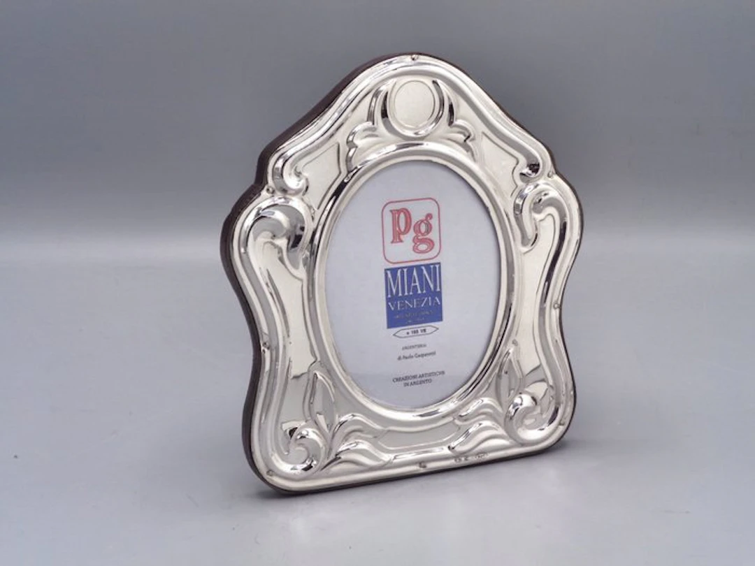 PG-Miani Argenteria - Picture frame- oval - Silver, nine hundred twenty-five