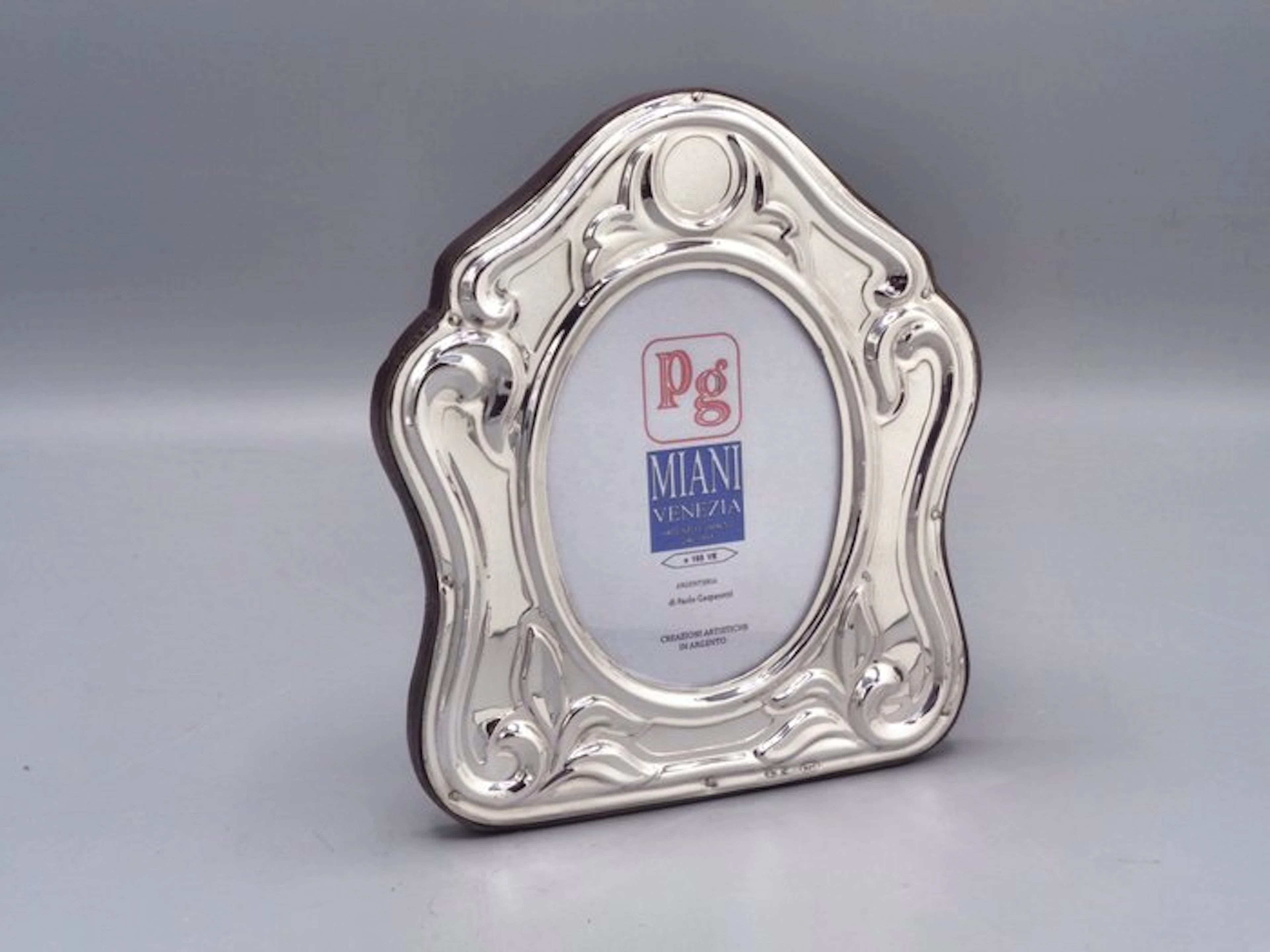 PG-Miani Argenteria - Picture frame- oval - Silver, nine hundred twenty-five