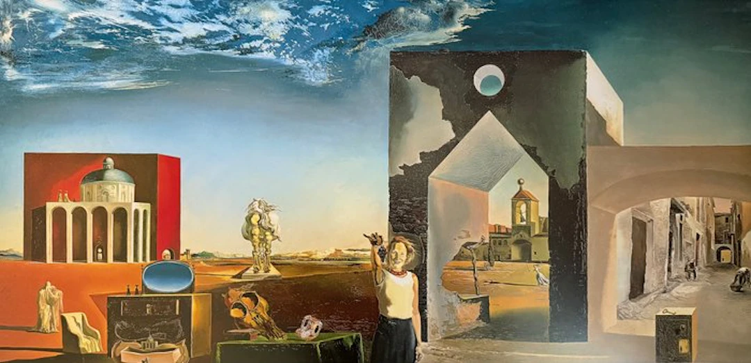 Salvador Dali (1904-1989) - “BANLIEU DE LA VILLE...