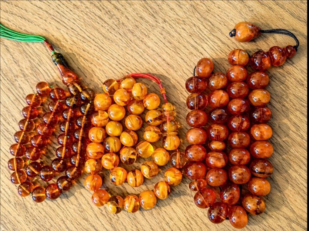 Amber - Amber - Rosary old Amber 856 (g)18-20 - 60 cm - 18 mm
