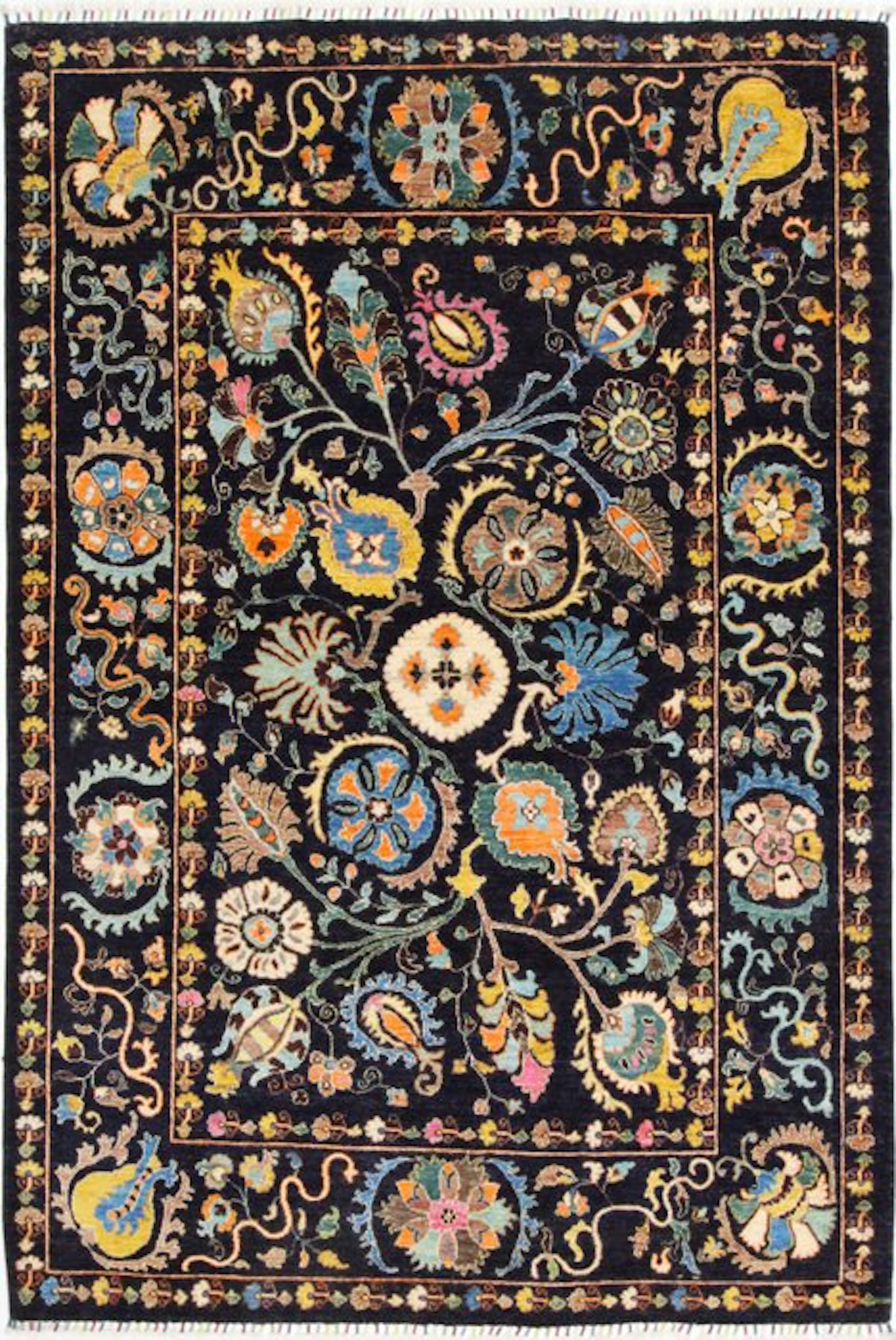 Hand-knotted rug Ziegler Chubi rug