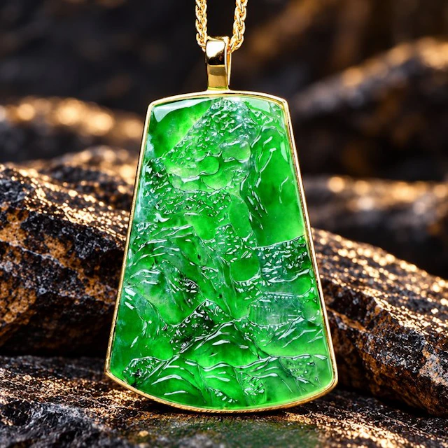 ALGT Certified - Huge and Masterful Natural Jadeite...