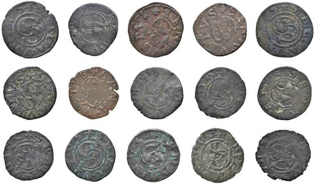 Italy, Siena Lotto 15 Quattrini 1404-1470 (No reserve price)