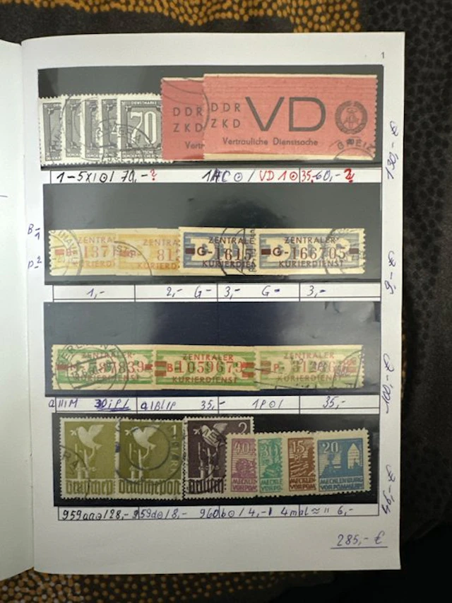 Germany - German stamp collection.