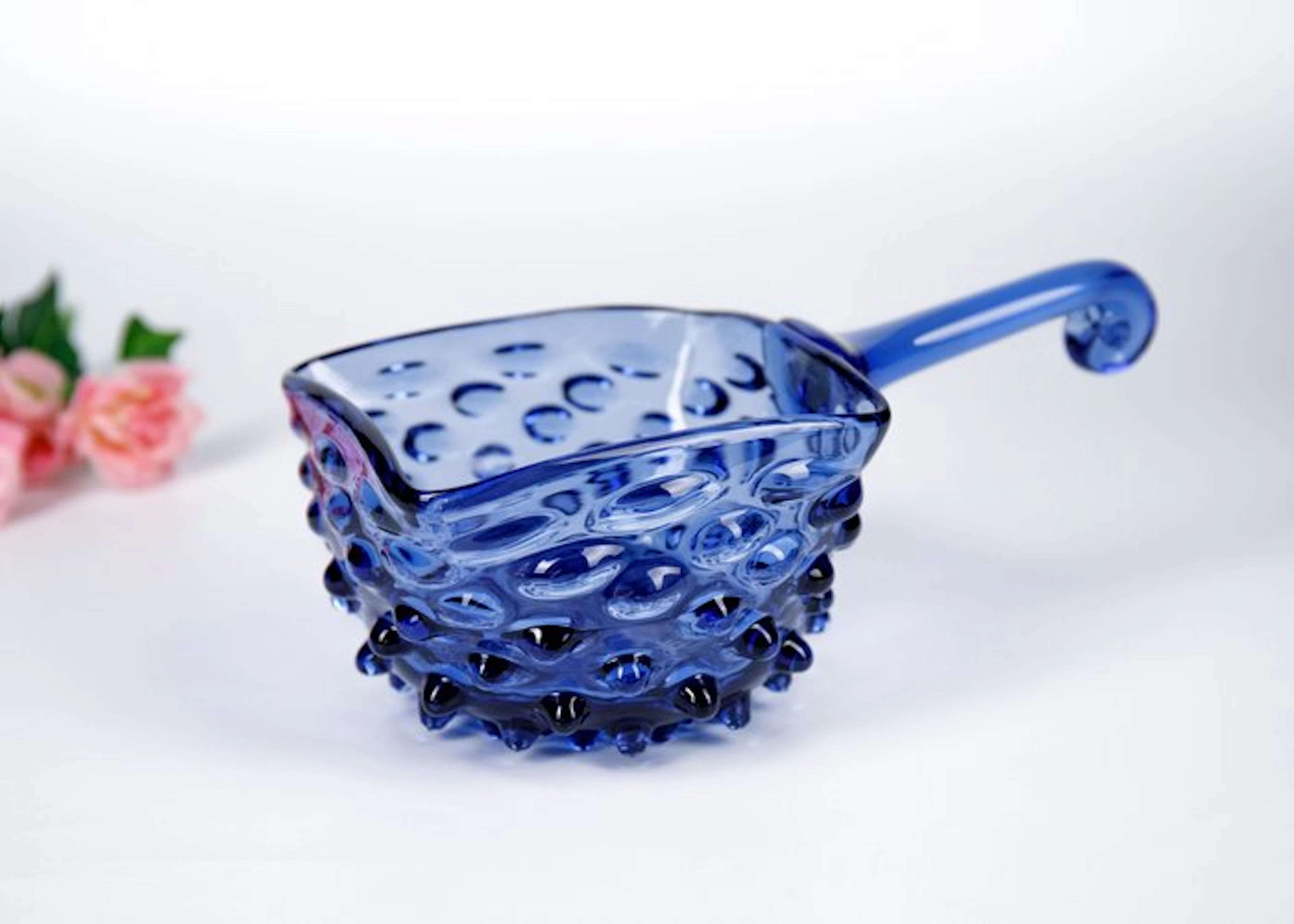 Vintage Empoli - Dish - Glass - Bowl, Bubble - Glass