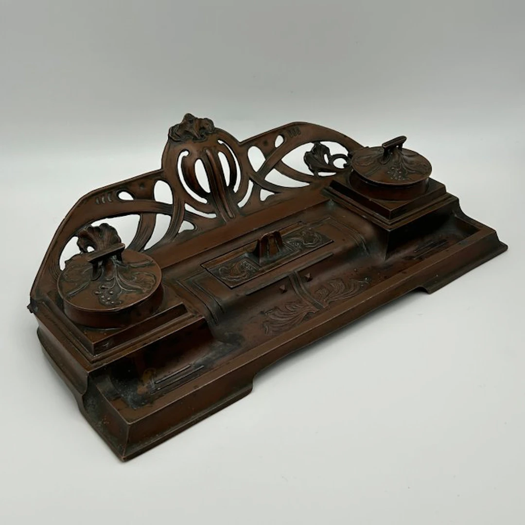 NO RESERVE PRICE - Manifattura francese - Inkwell - Spelter