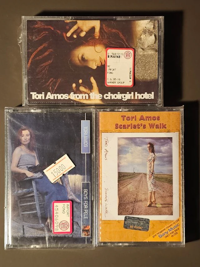 Tori Amos - 3 original sealed cassettes - Boys For Pele