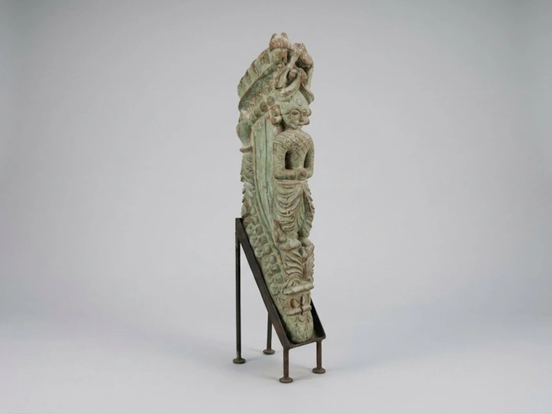 Architectural ornament - 1800-1850 - Temple fragment sculpture - 73 cm