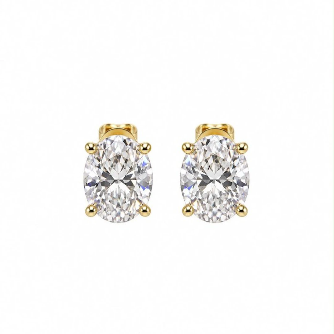 No reserve price - Earrings - 14 kt