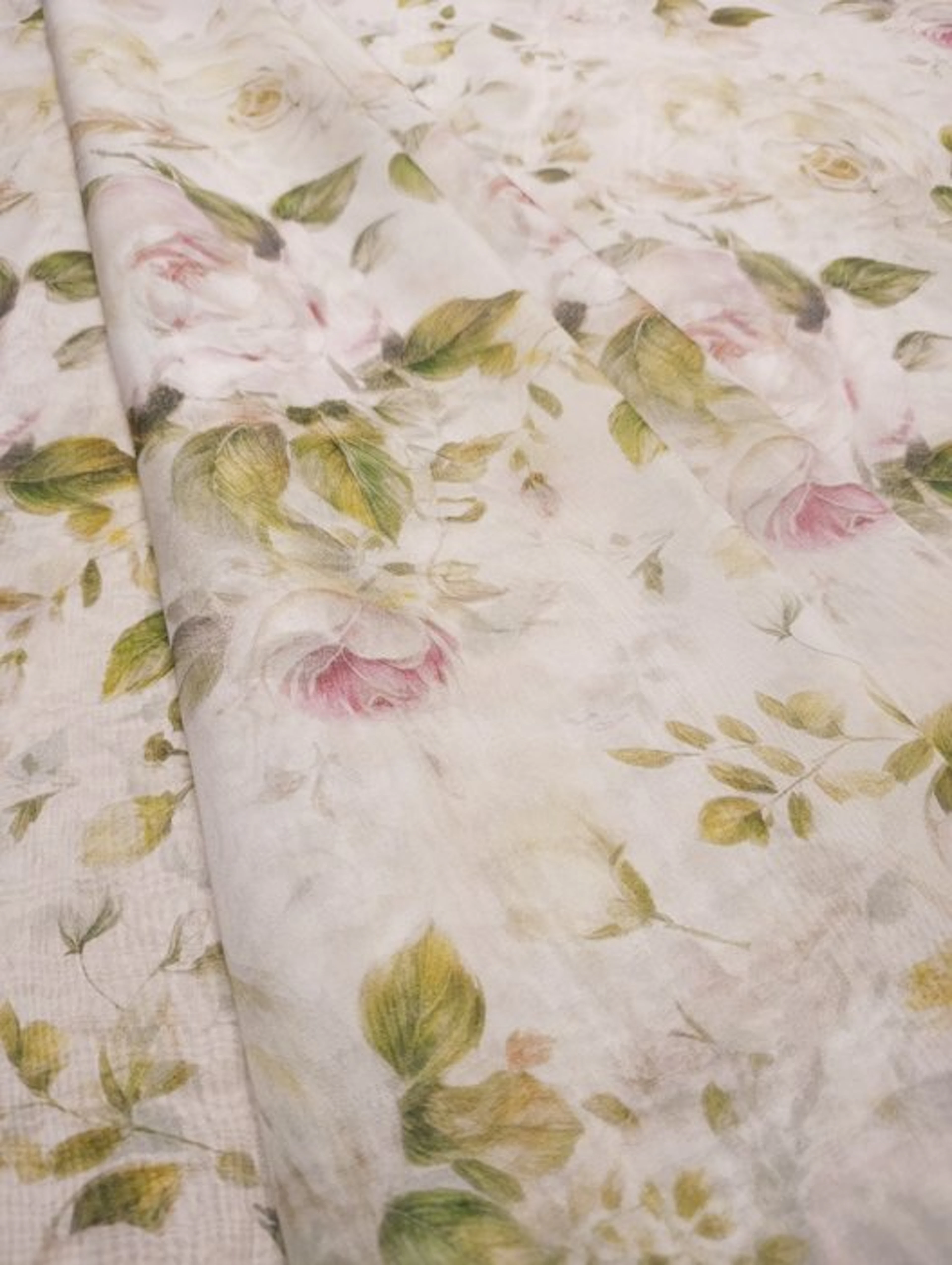B696 - 570 x 140 cm - Chiffon in 100% di Pura Seta –...