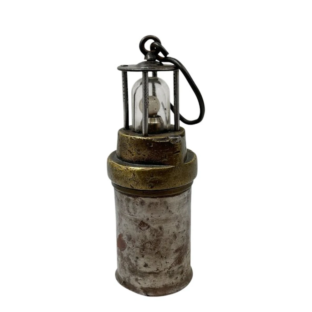Oil lamp - Antique electric miners' lamp – Belgium