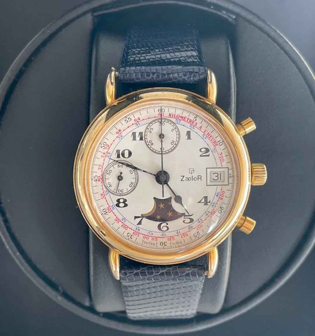 Zaeler – Chronograph Vintage con Valjoux 7768 con Fase...