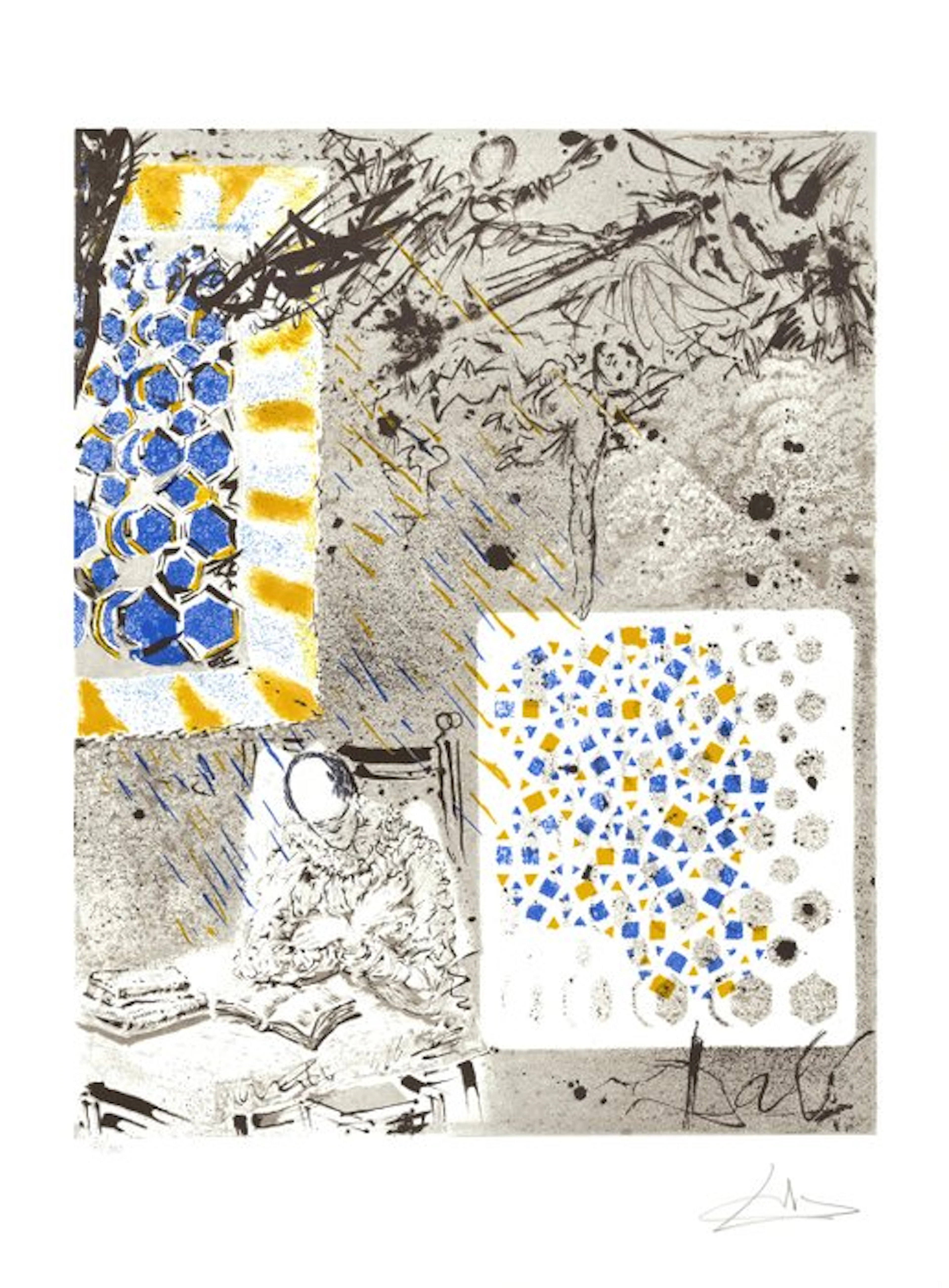 Salvador Dali (1904-1989) - Rêverie de Don Quichotte