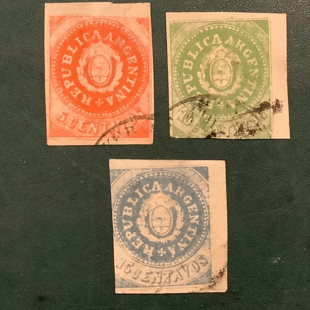 Argentina 1862 - Republica emission type II without accent - Michel 5/7 II