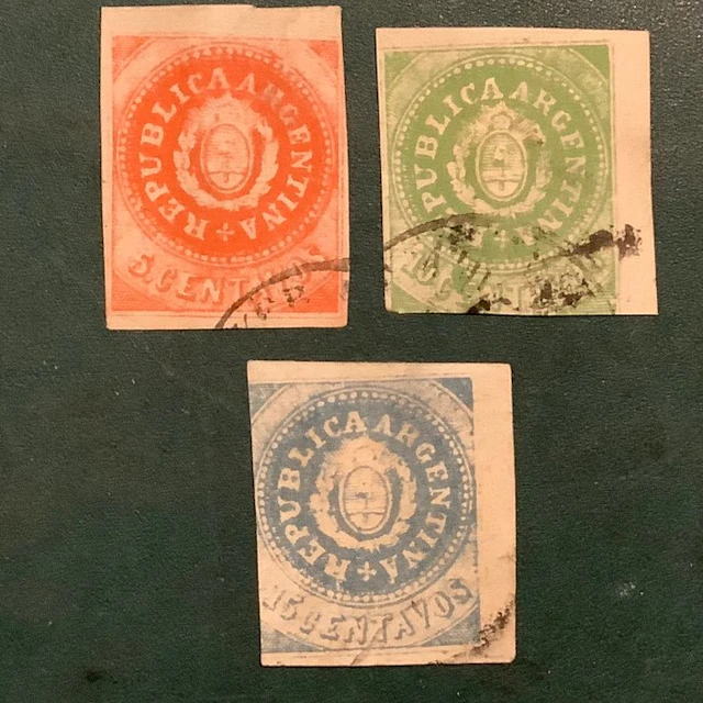 Argentina 1862 - Republica emission type II without accent - Michel 5/7 II