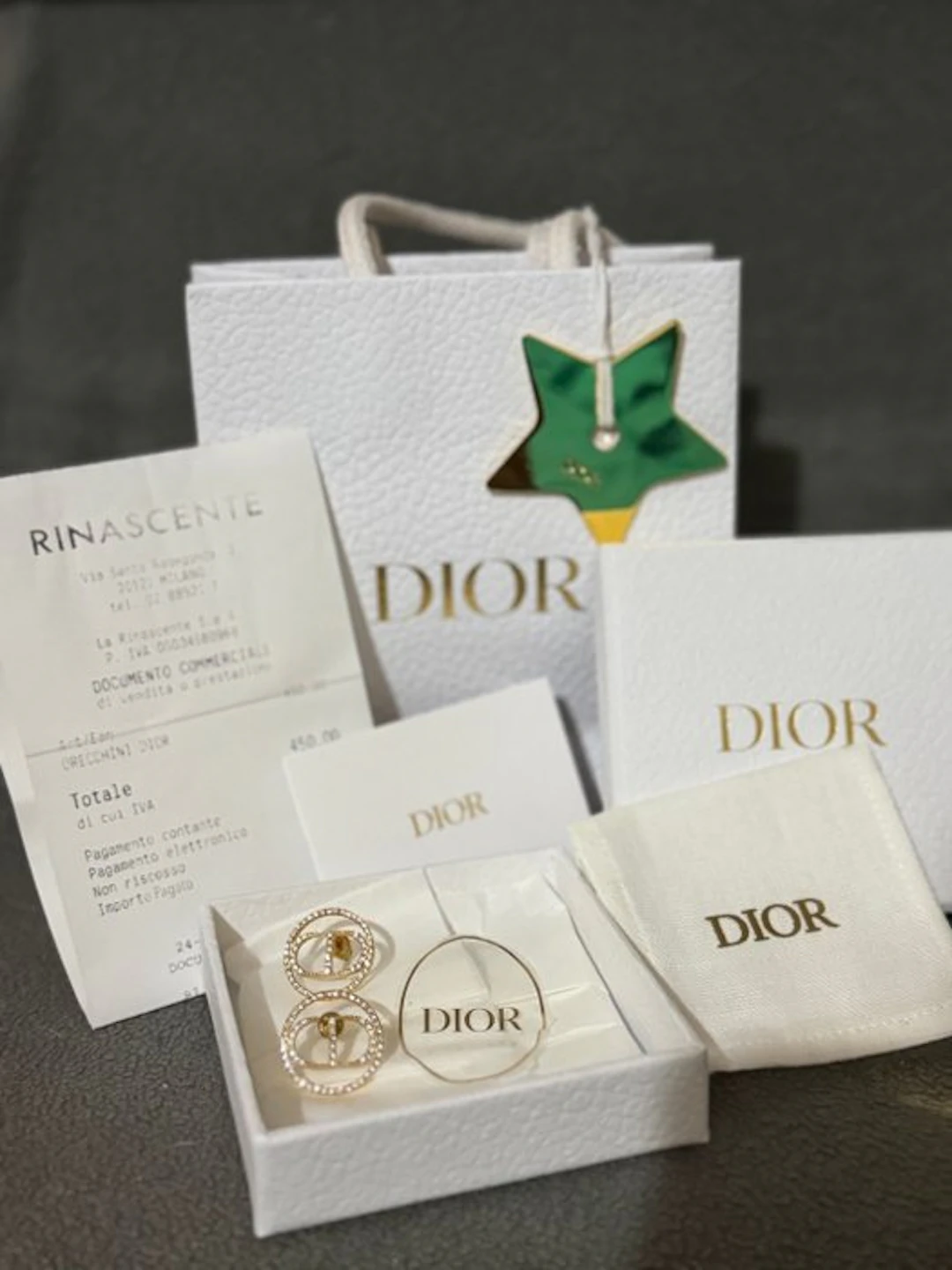 Dior - Gold-plated - Statement earrings