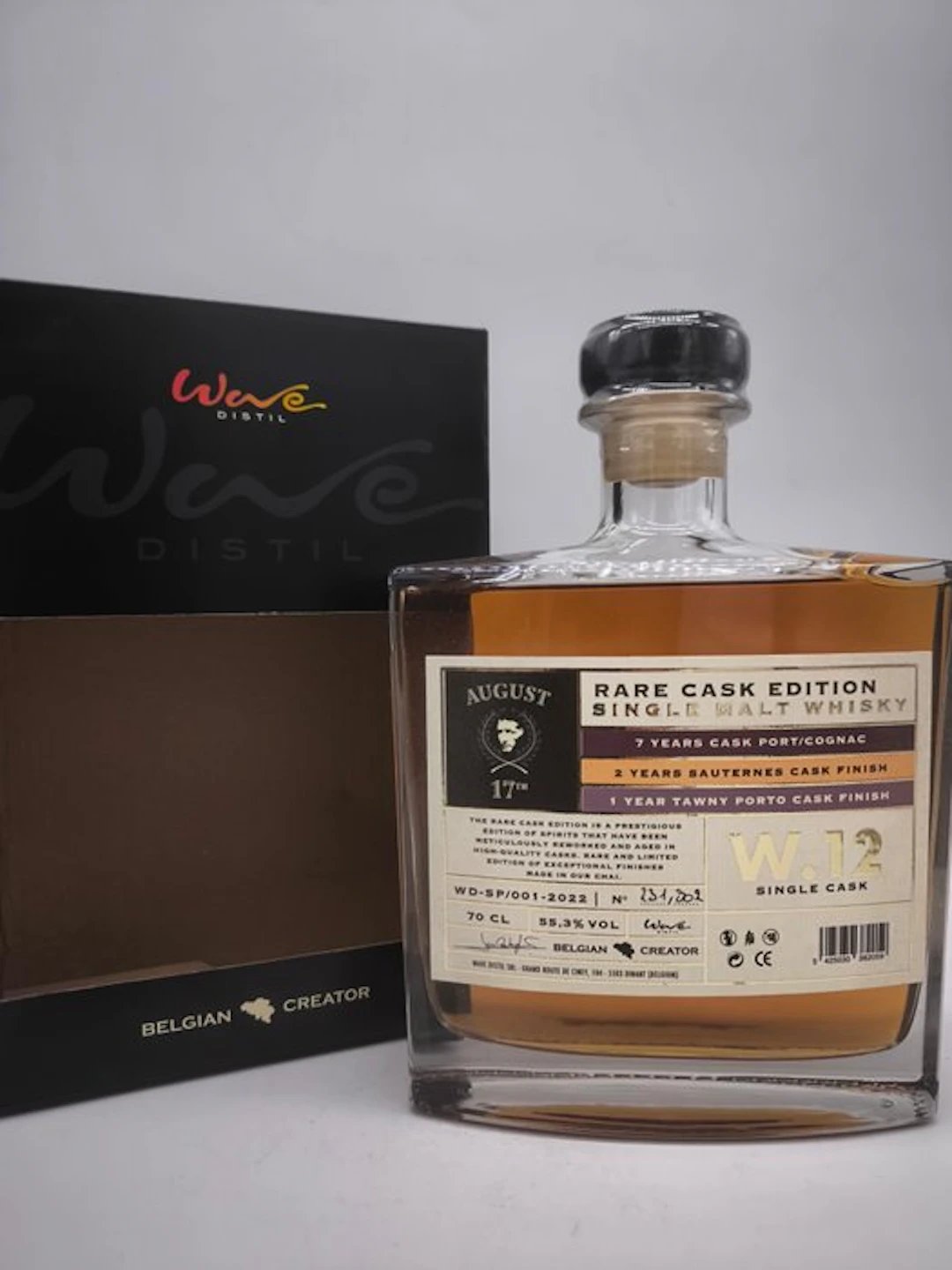 Wave Distil 10 years old Rare Cask Edition W.12 - Cognac...