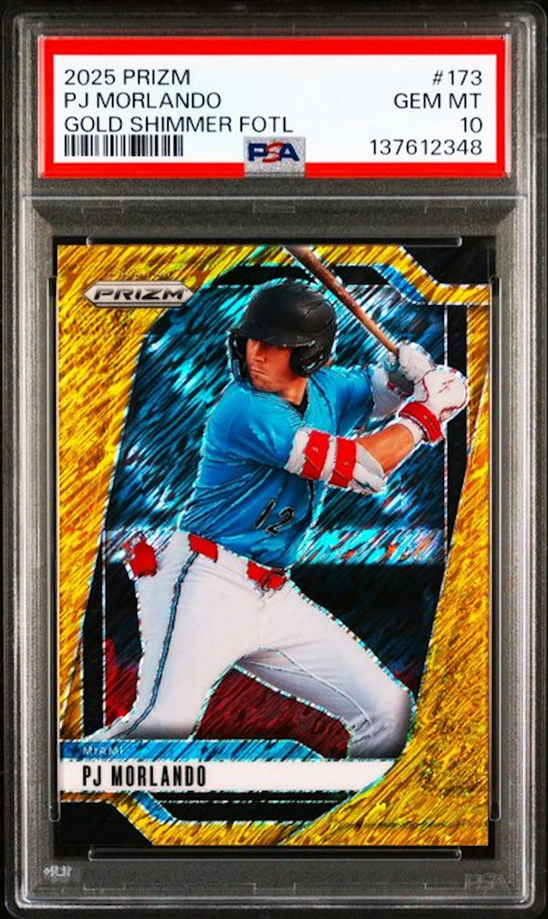 PJ Morlando HOLO - 1 Graded card - PSA 10