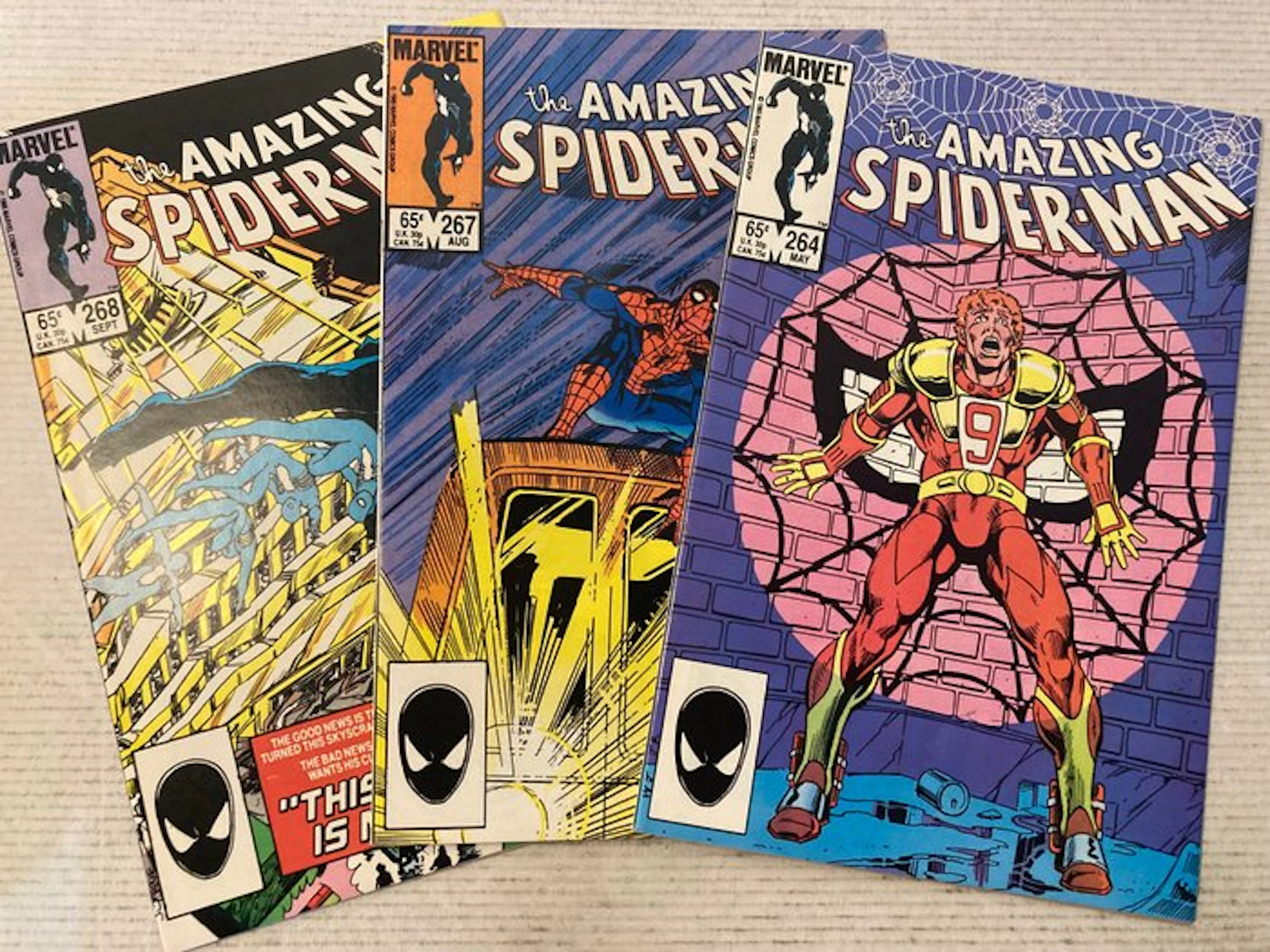 Amazing Spider-Man (1963) 3 comics in range # 264 to 268!...