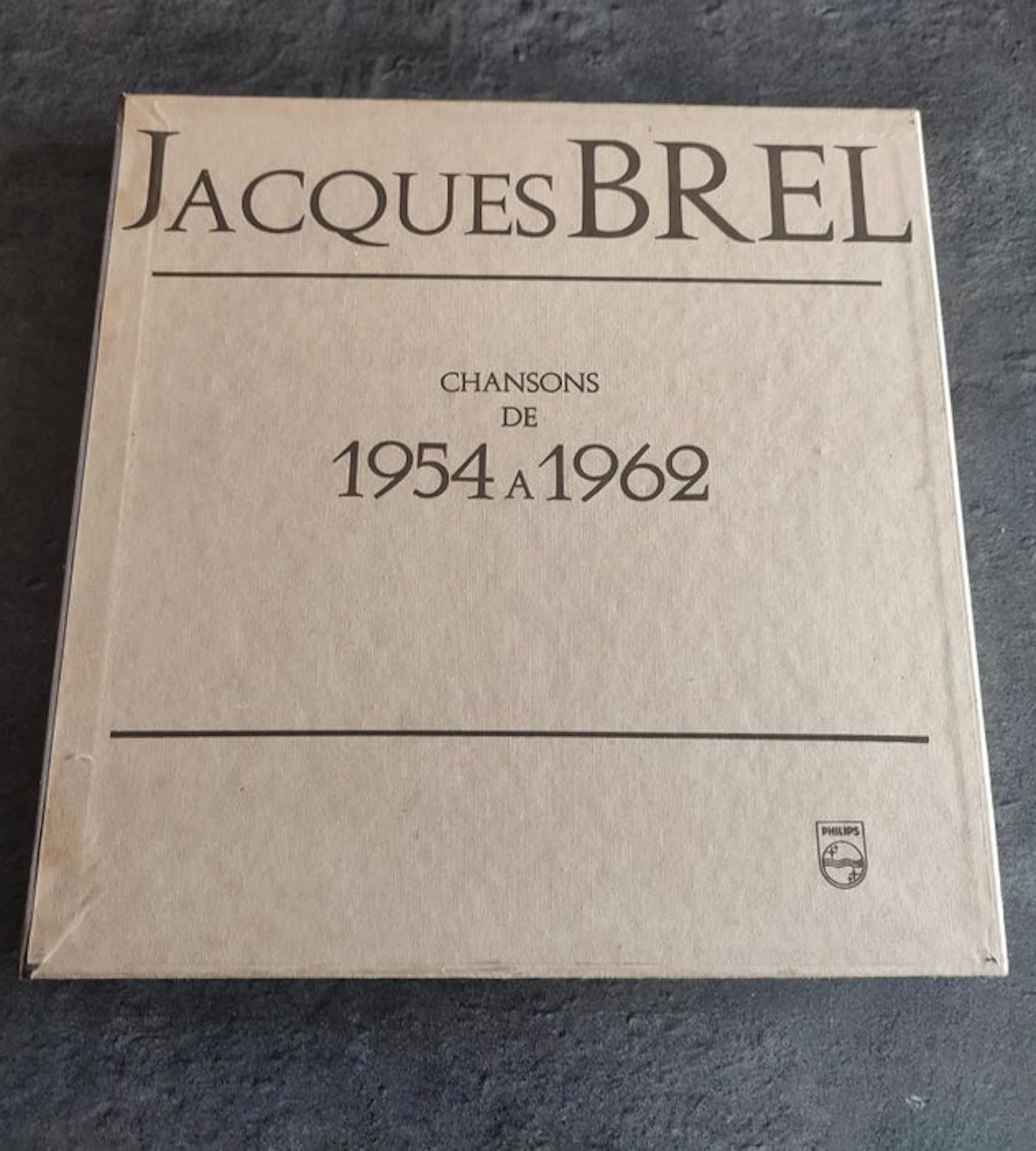 Jacques Brel - Intégrale Des Chansons De 1954 A 1962...