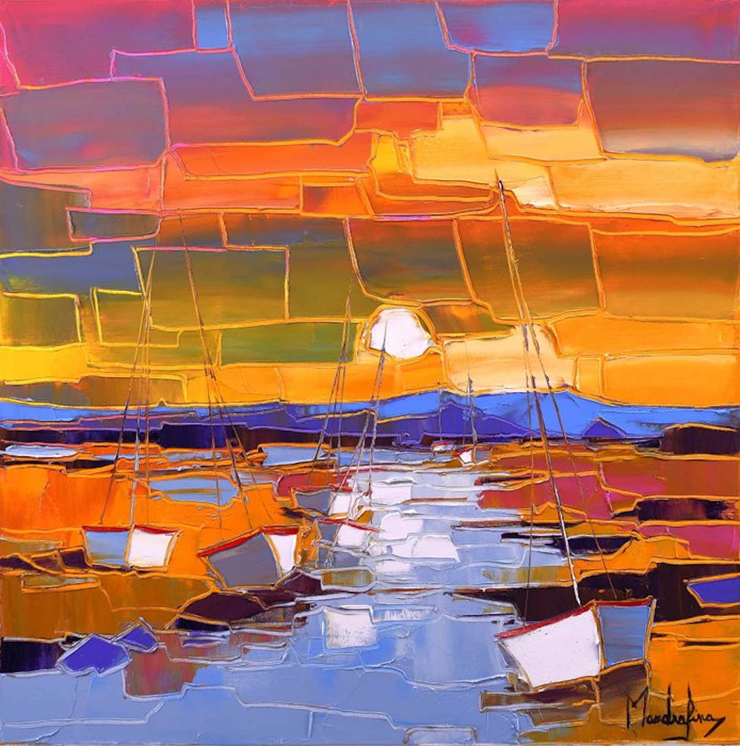 Caroline Mandrafina - Pfleger " Chenal à marée basse "