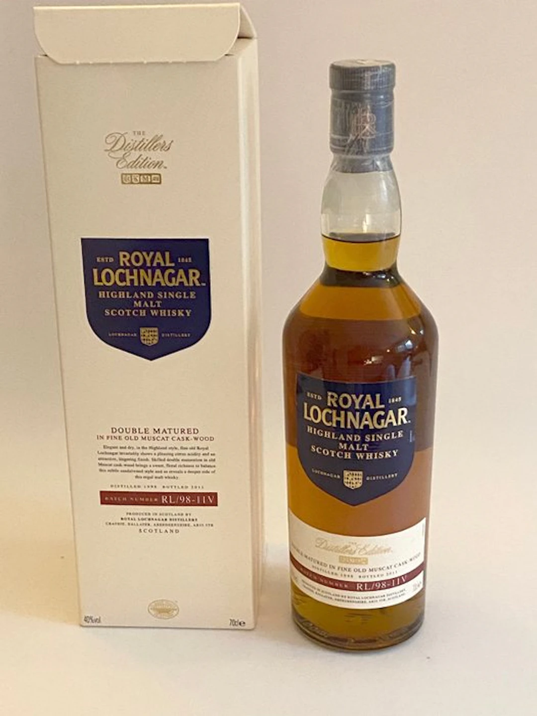 Royal Lochnagar 1998 Distillers Edition Double Matured - b. 2011 - 70cl