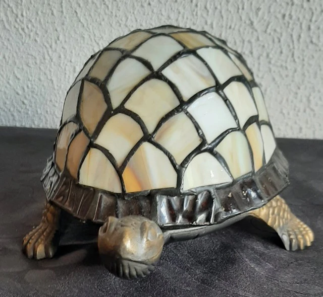 Tiffany style - Lamp - Glass, Copper