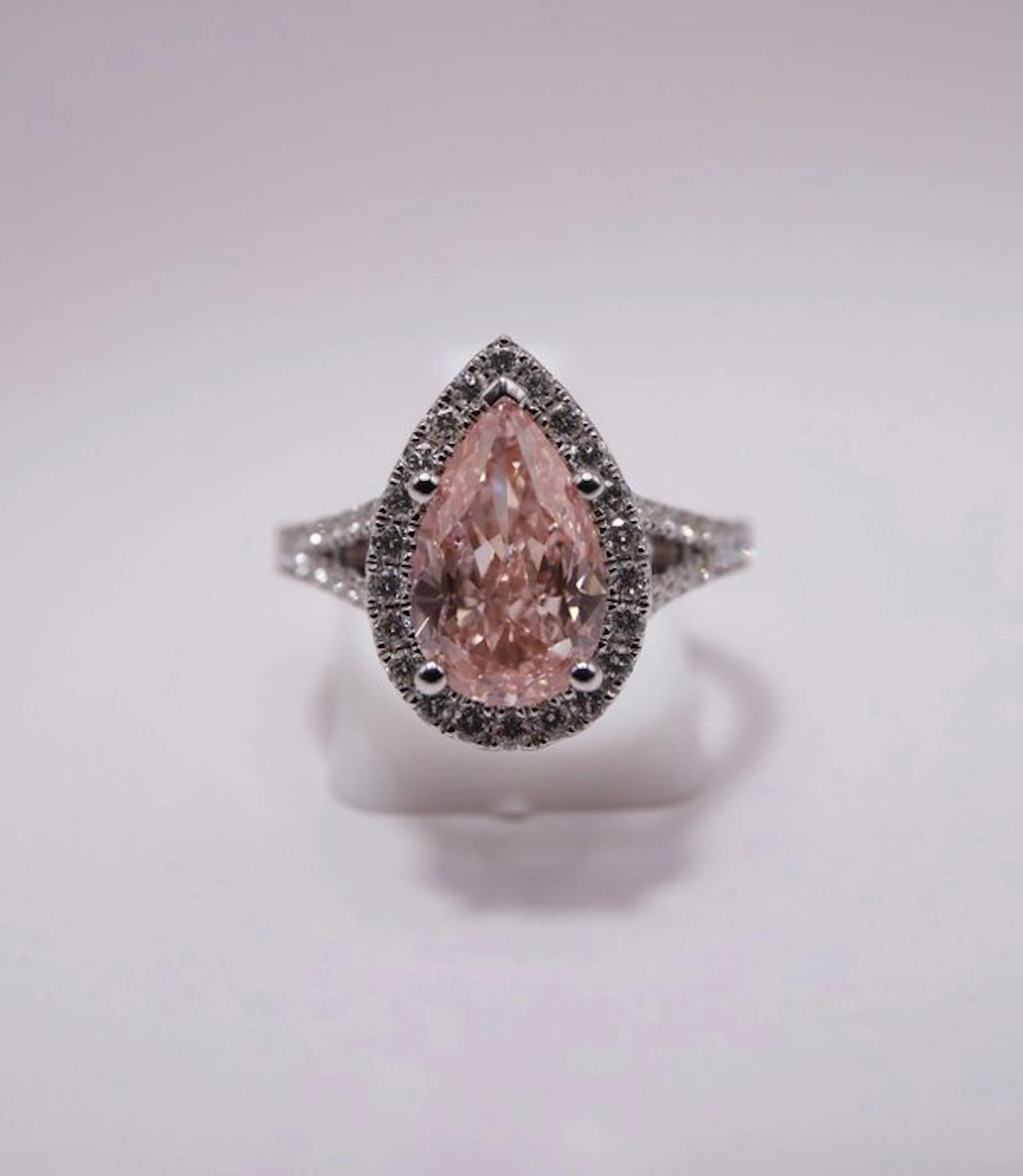 Engagement ring - 14 kt