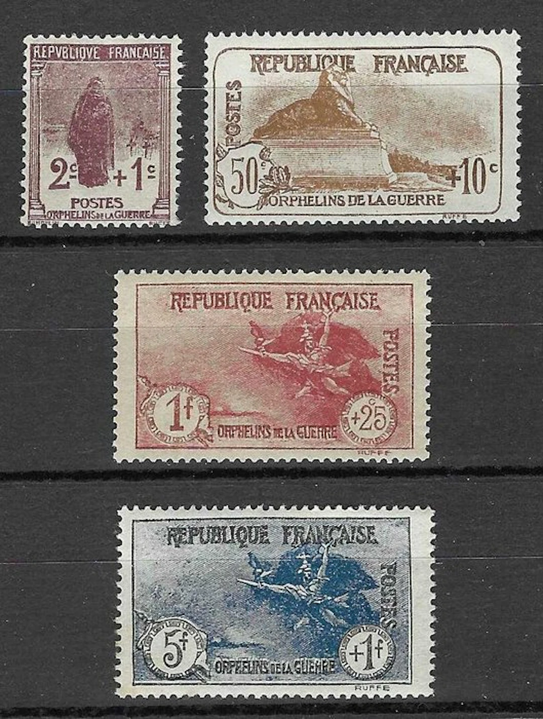 France 1926/1927 - Third series of Orphelins 229/232 new** - YVERT ET TELLIER