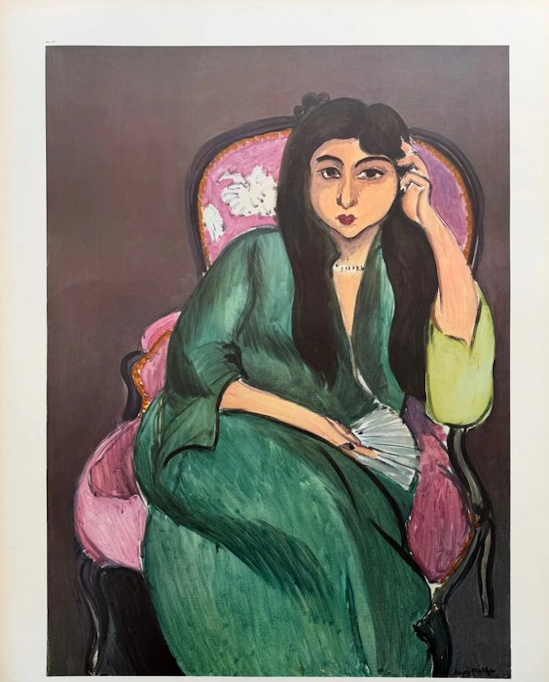 Henri Matisse (1869-1954) - Jeune femme assise dans un fauteuil rouge