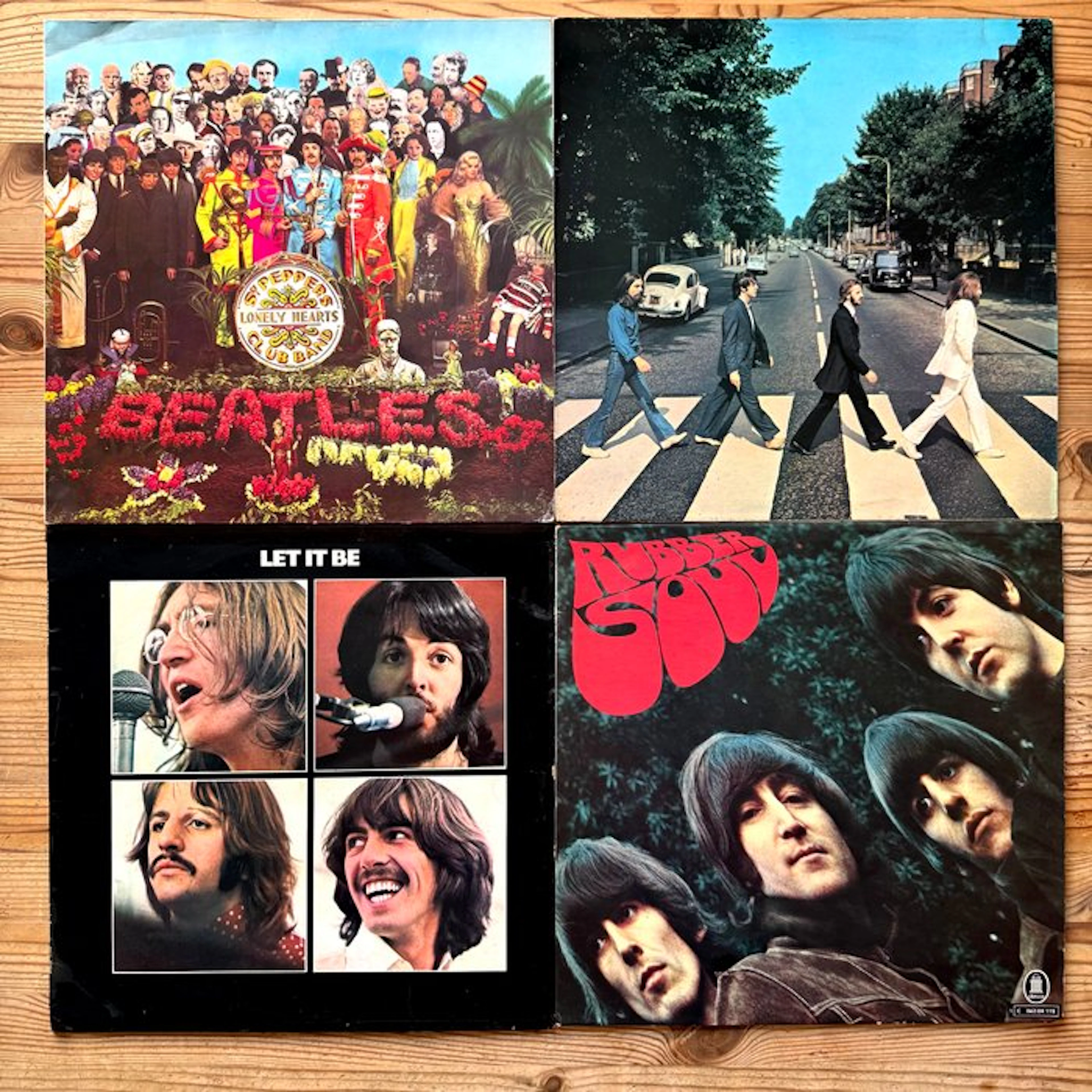 Beatles - 4 x great Beatles Albums - Multiple titles - LP...