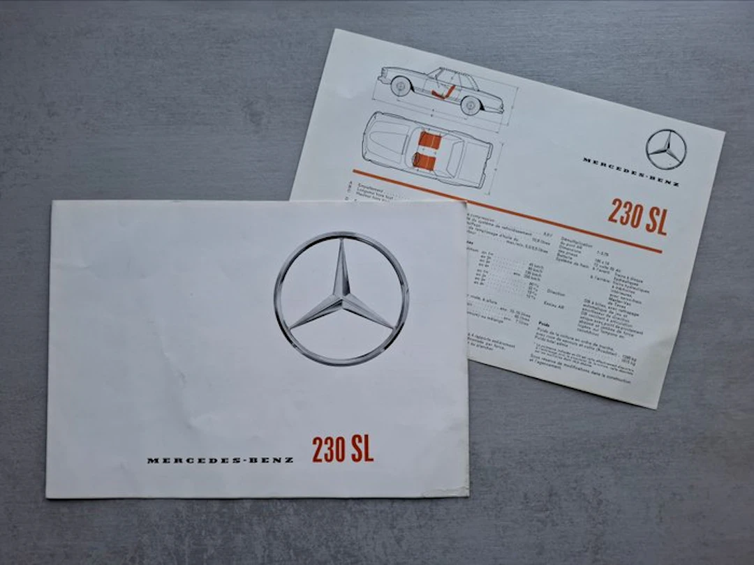 Brochure - Mercedes-Benz - 230 SL - 1963