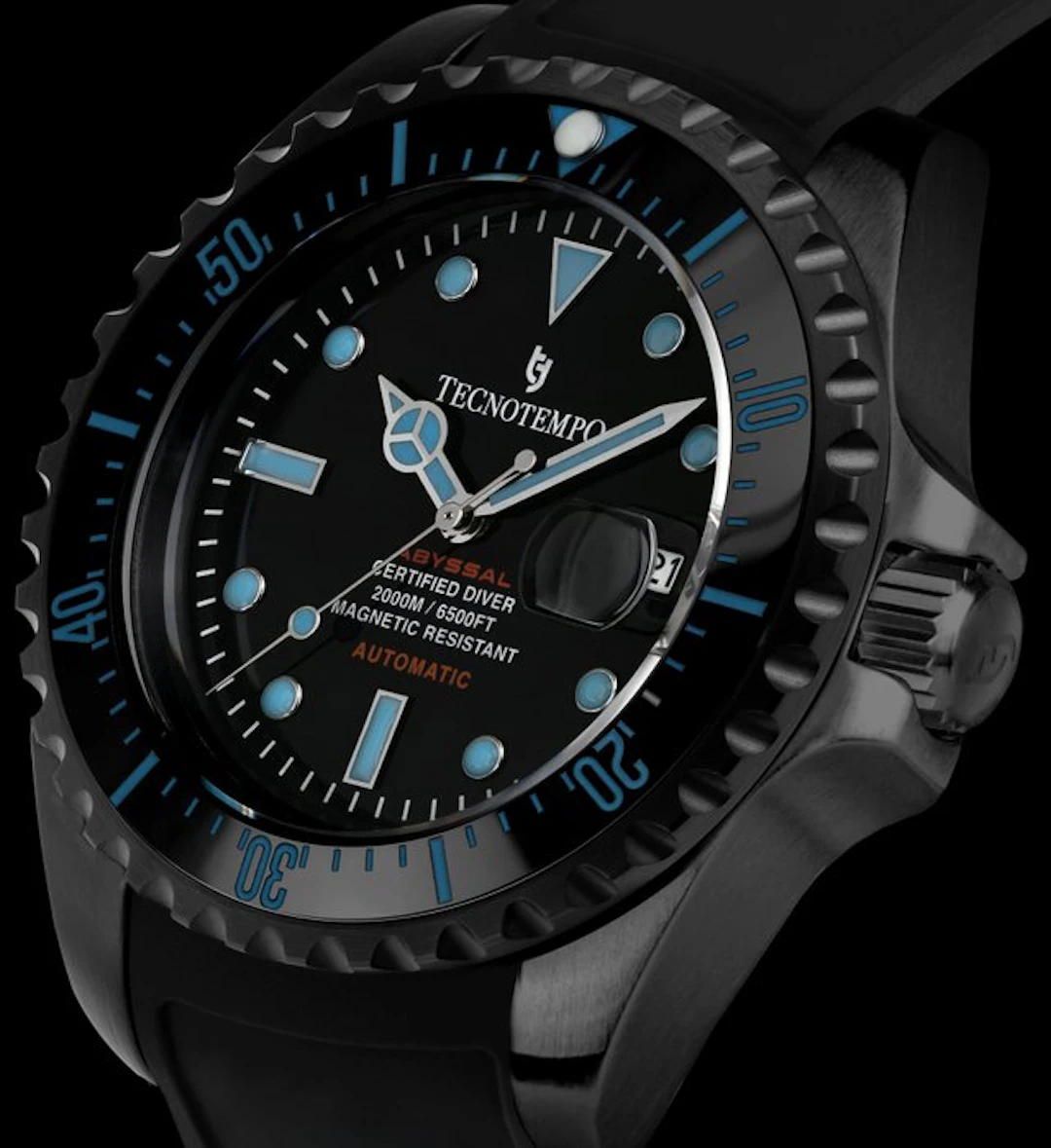 Tecnotempo - Automatic - "SEAMOUNT" - Diver 2000M...