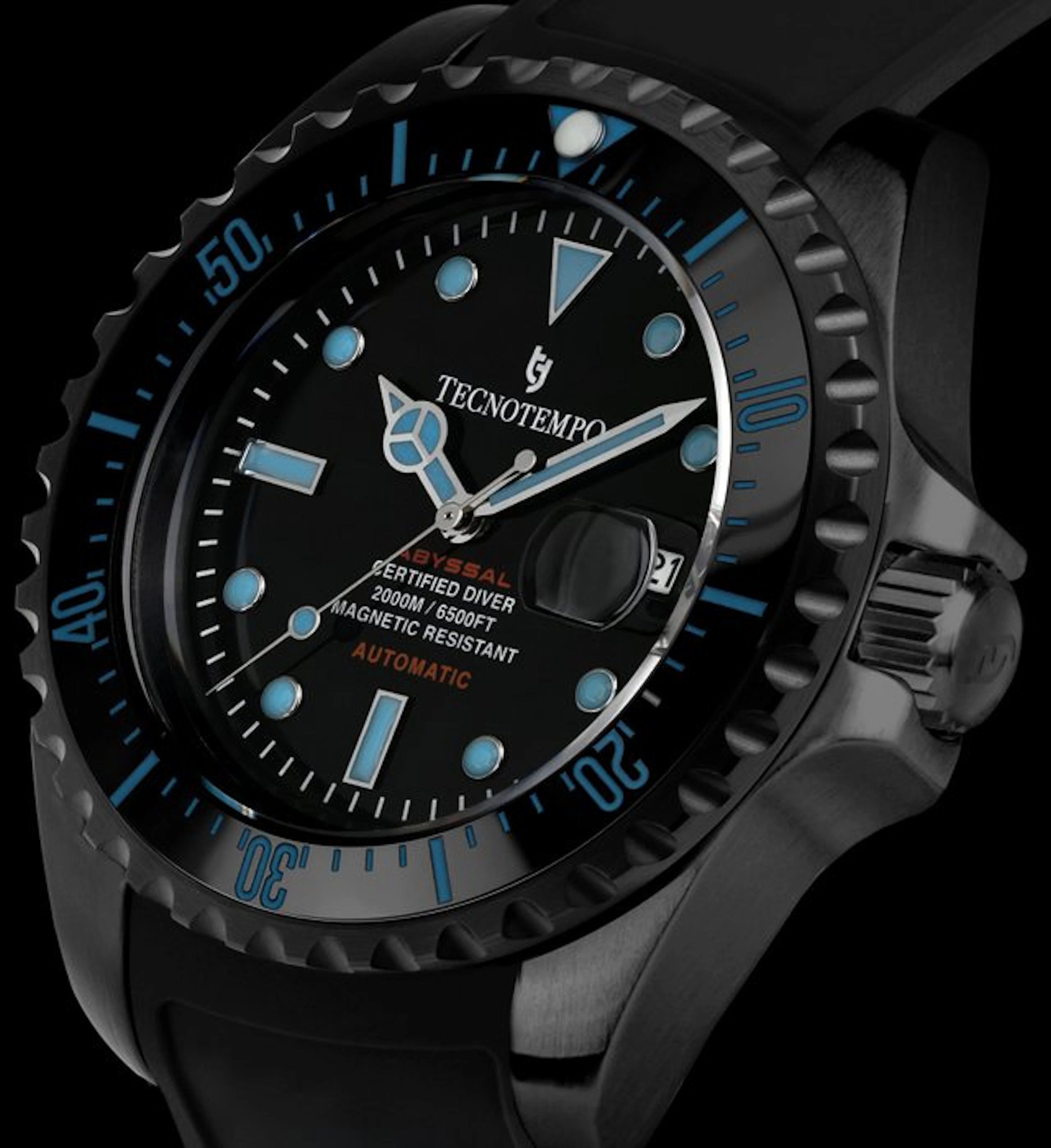 Tecnotempo - Automatic - "SEAMOUNT" - Diver 2000M...