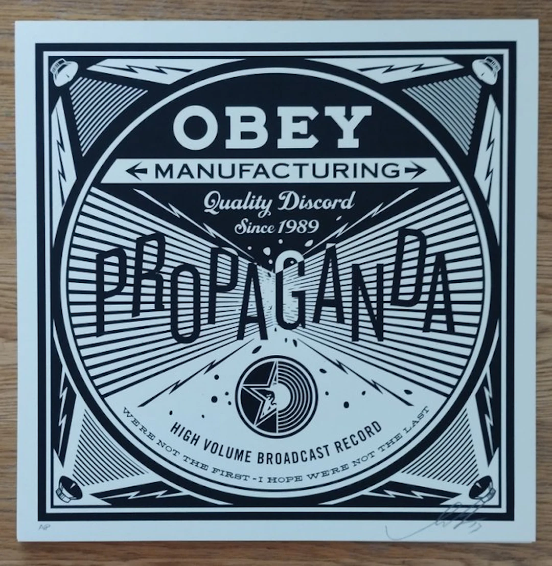 Shepard Fairey (OBEY) (1970) - Quality Discord (artist proof) No Reserve